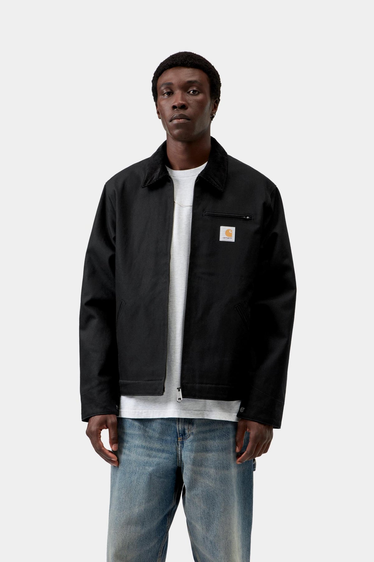 Detroit Jacket - Black / Black, rigid