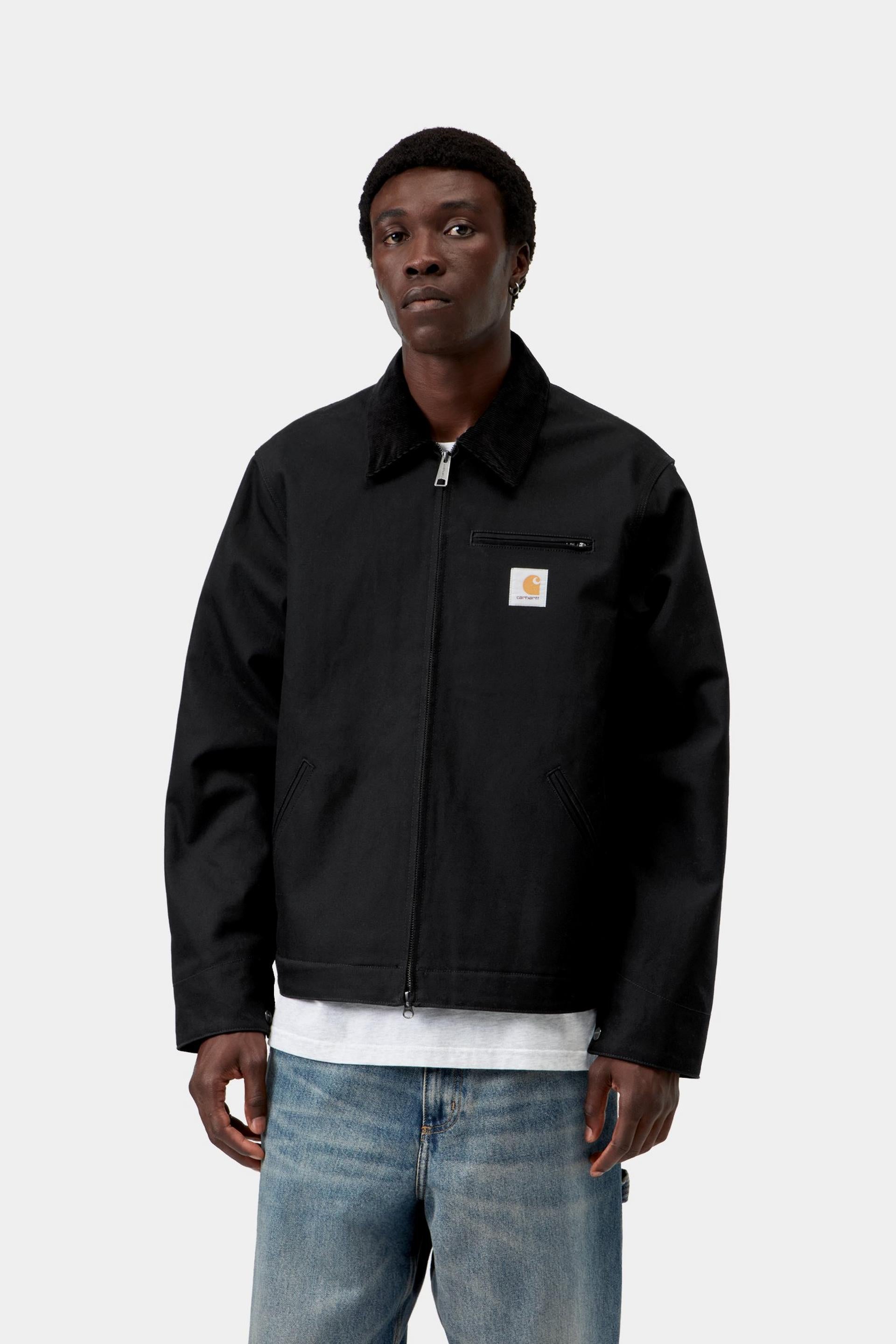 Detroit Jacket - Black / Black, rigid