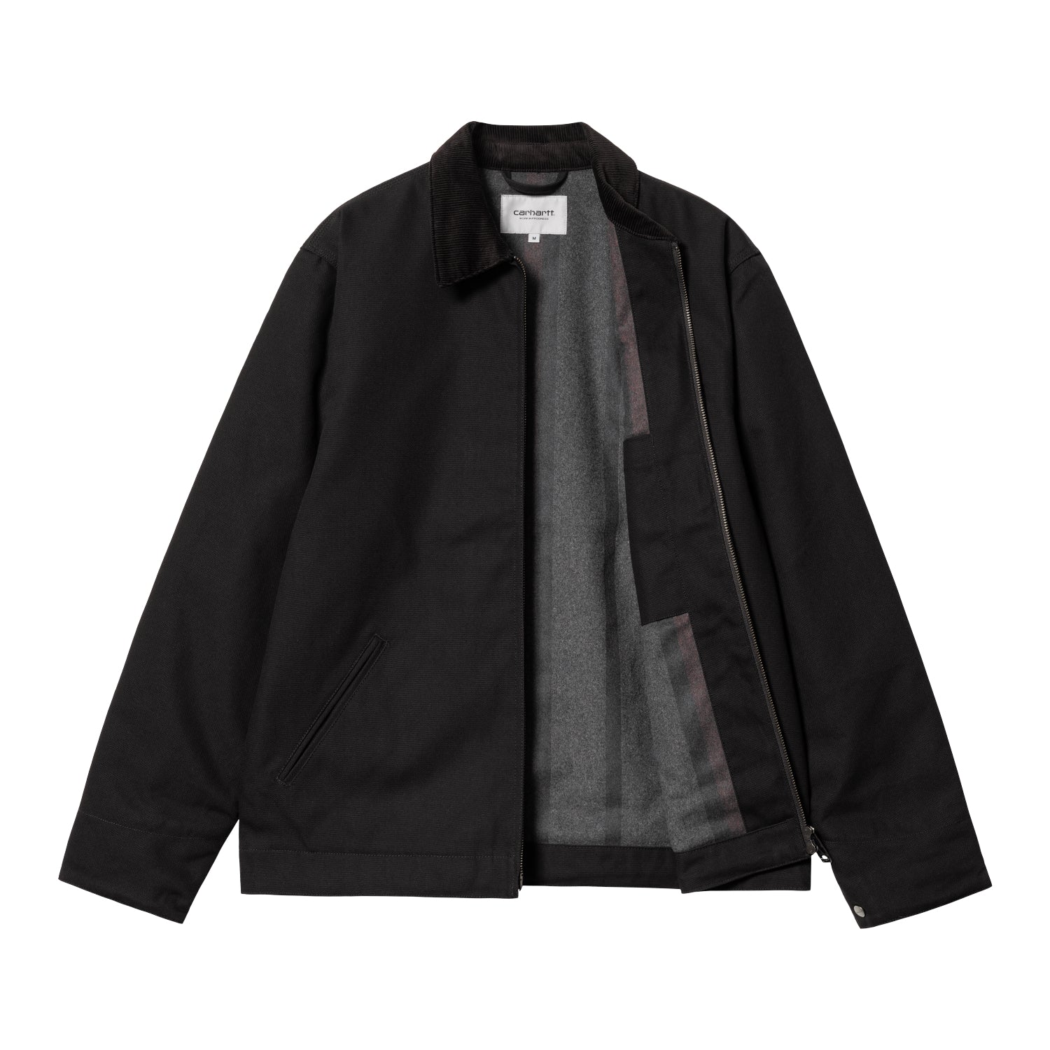 Detroit Jacket - Black / Black, rigid