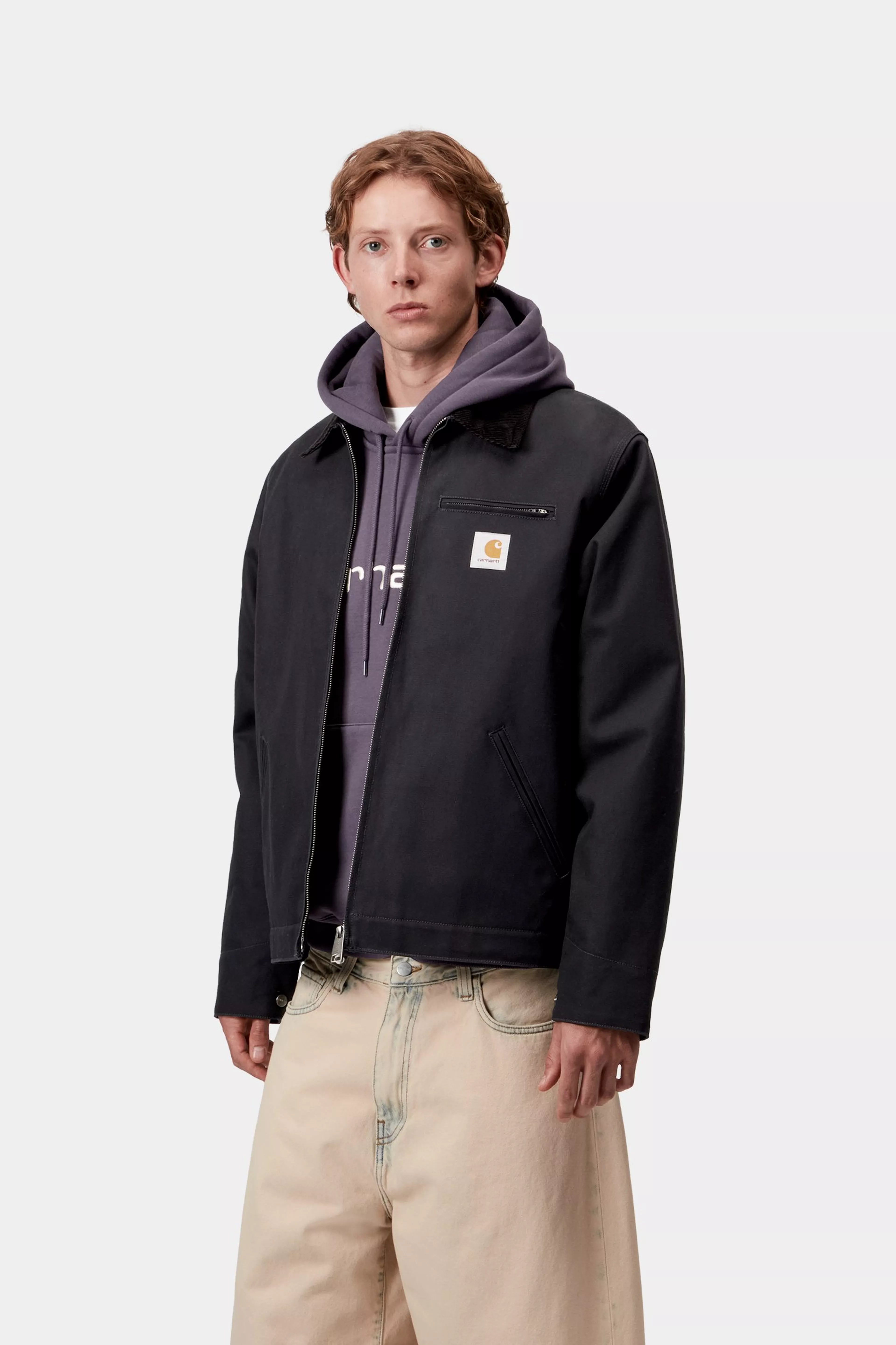 DETROIT JACKET  - Dark Navy / Black (rigid)