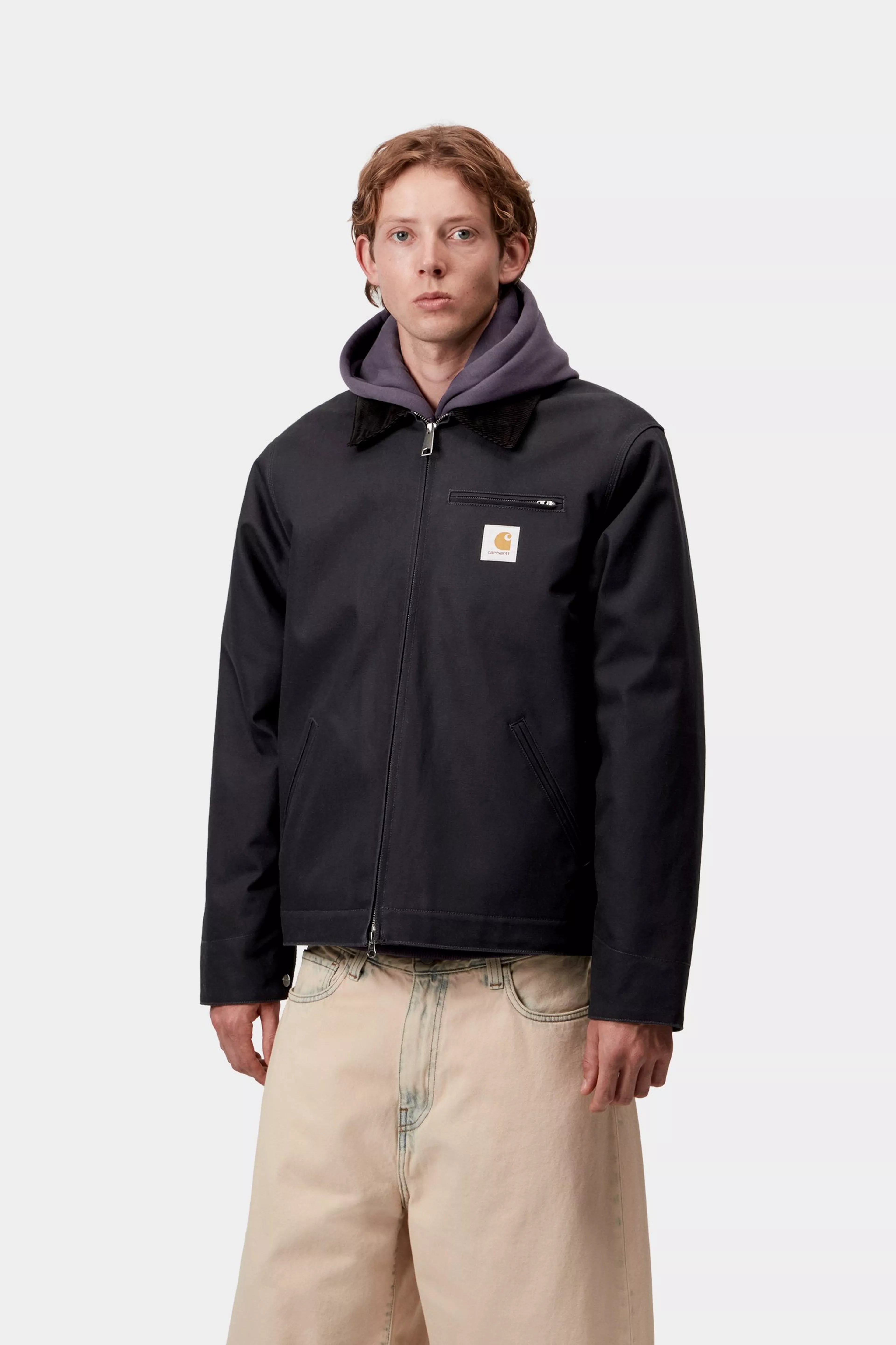 DETROIT JACKET  - Dark Navy / Black (rigid)