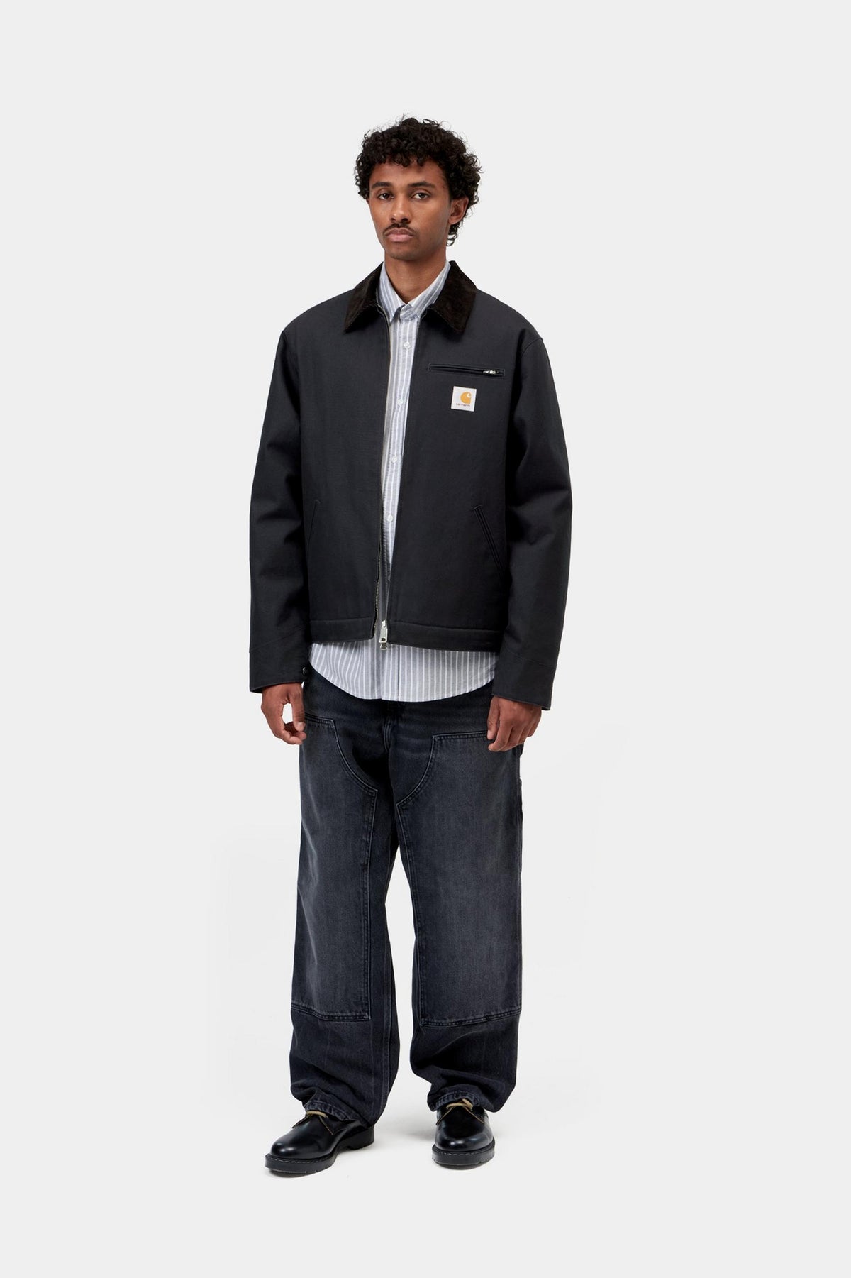 Detroit Jacket - Dark Navy / Black, Rigid