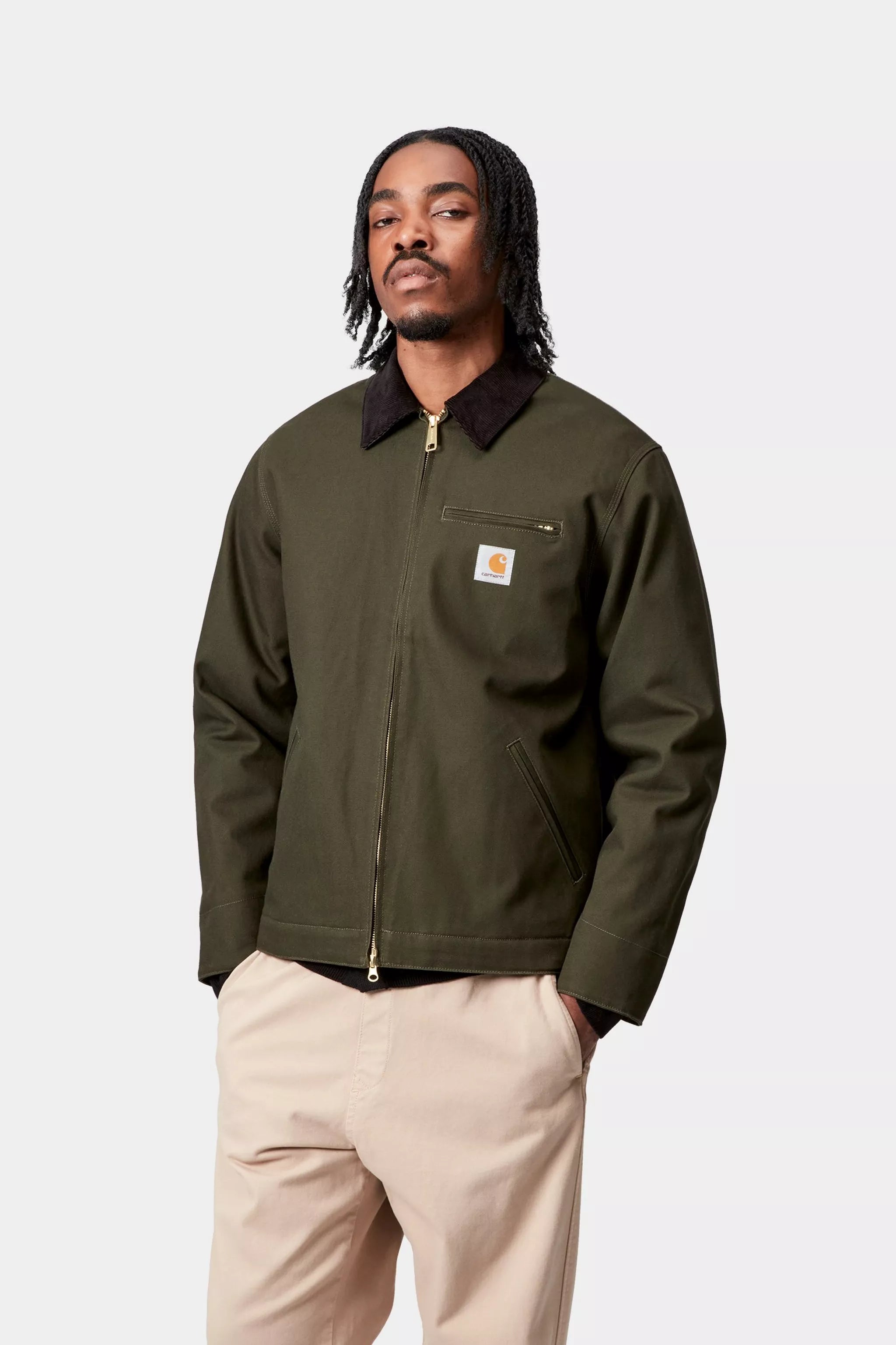 DETROIT JACKET  - Olive / Black (rigid)