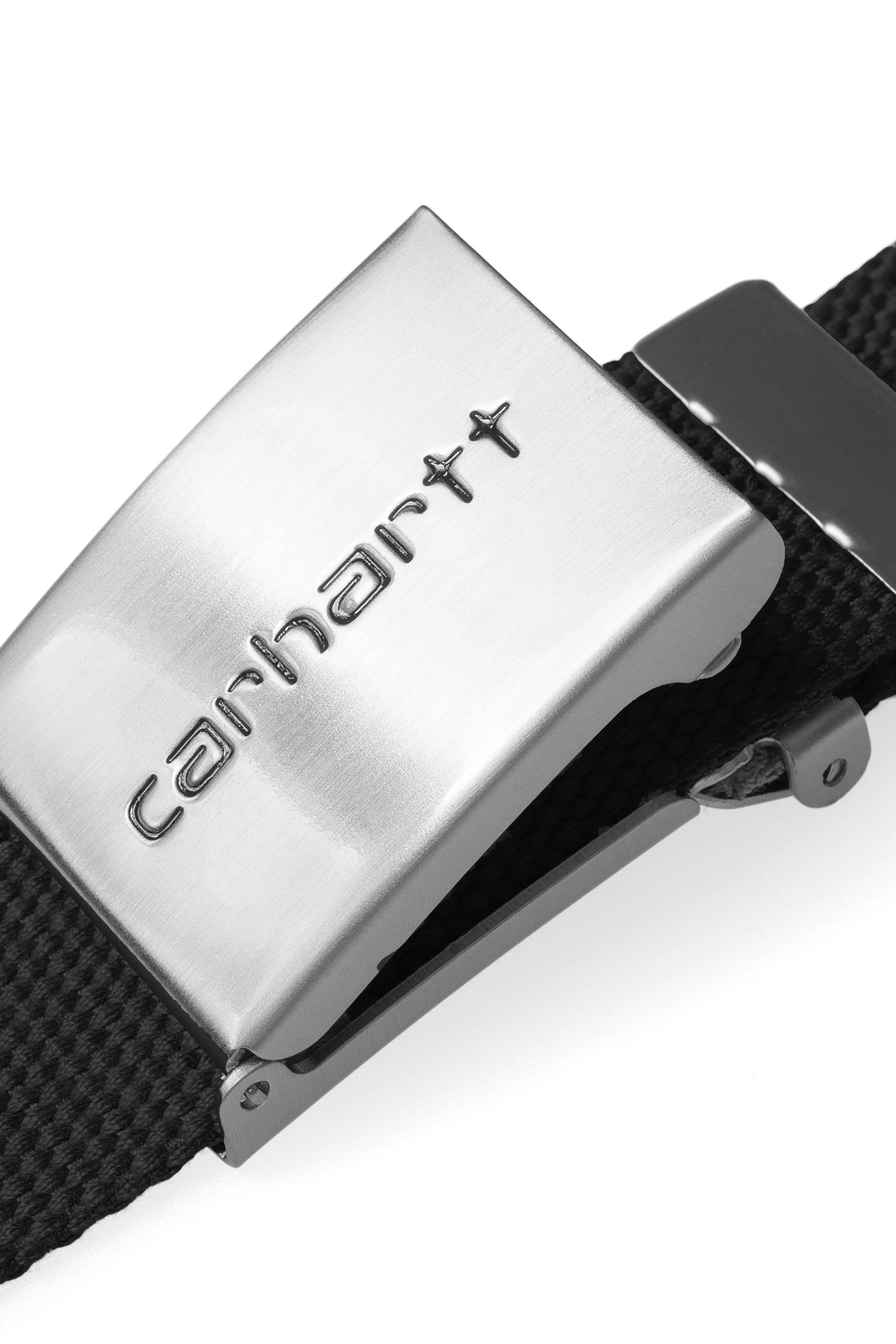 Clip Belt Chrome - Black