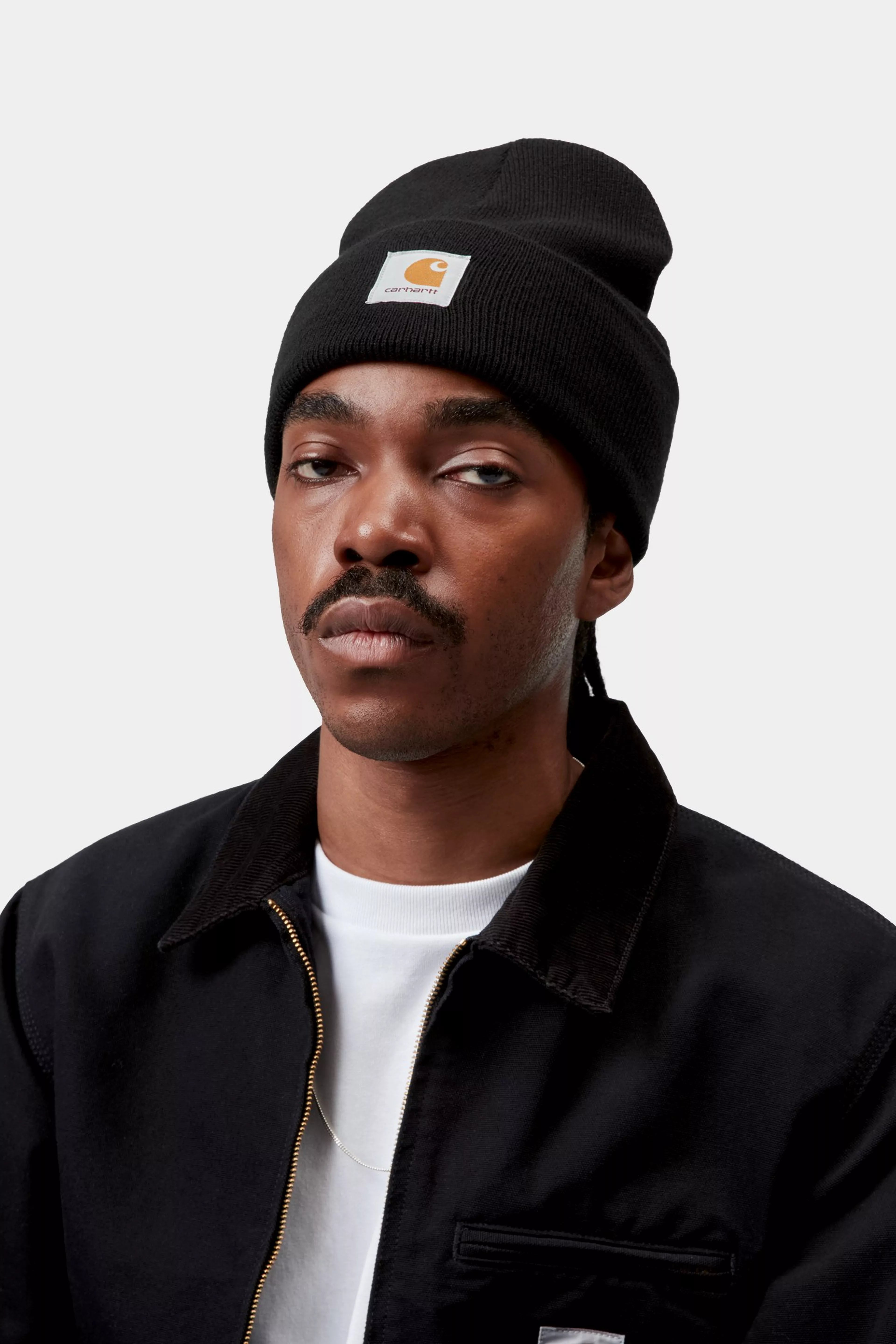 Acrylic Watch Hat - Black