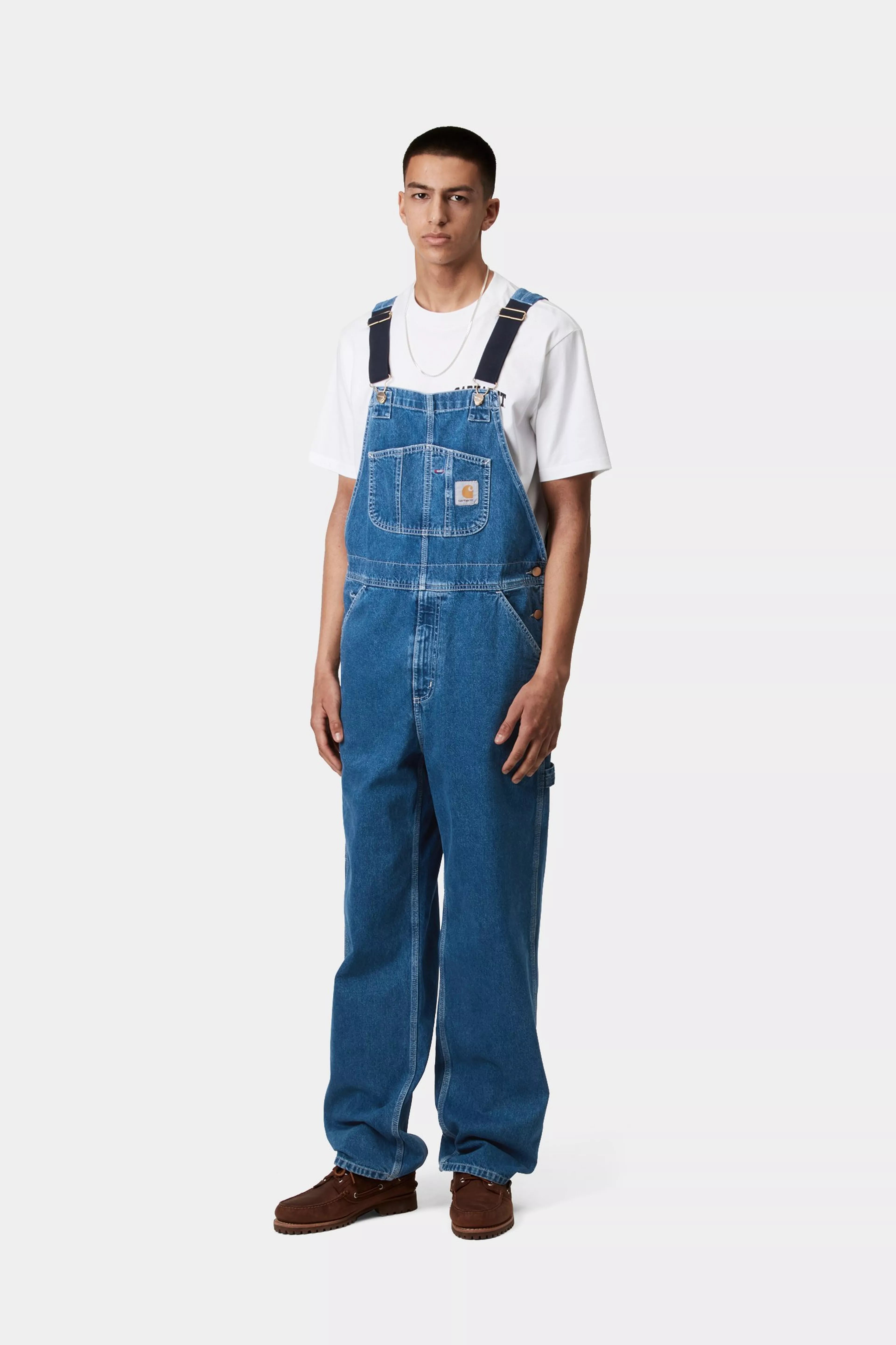 BIB OVERALL  - Blue (stone washed)