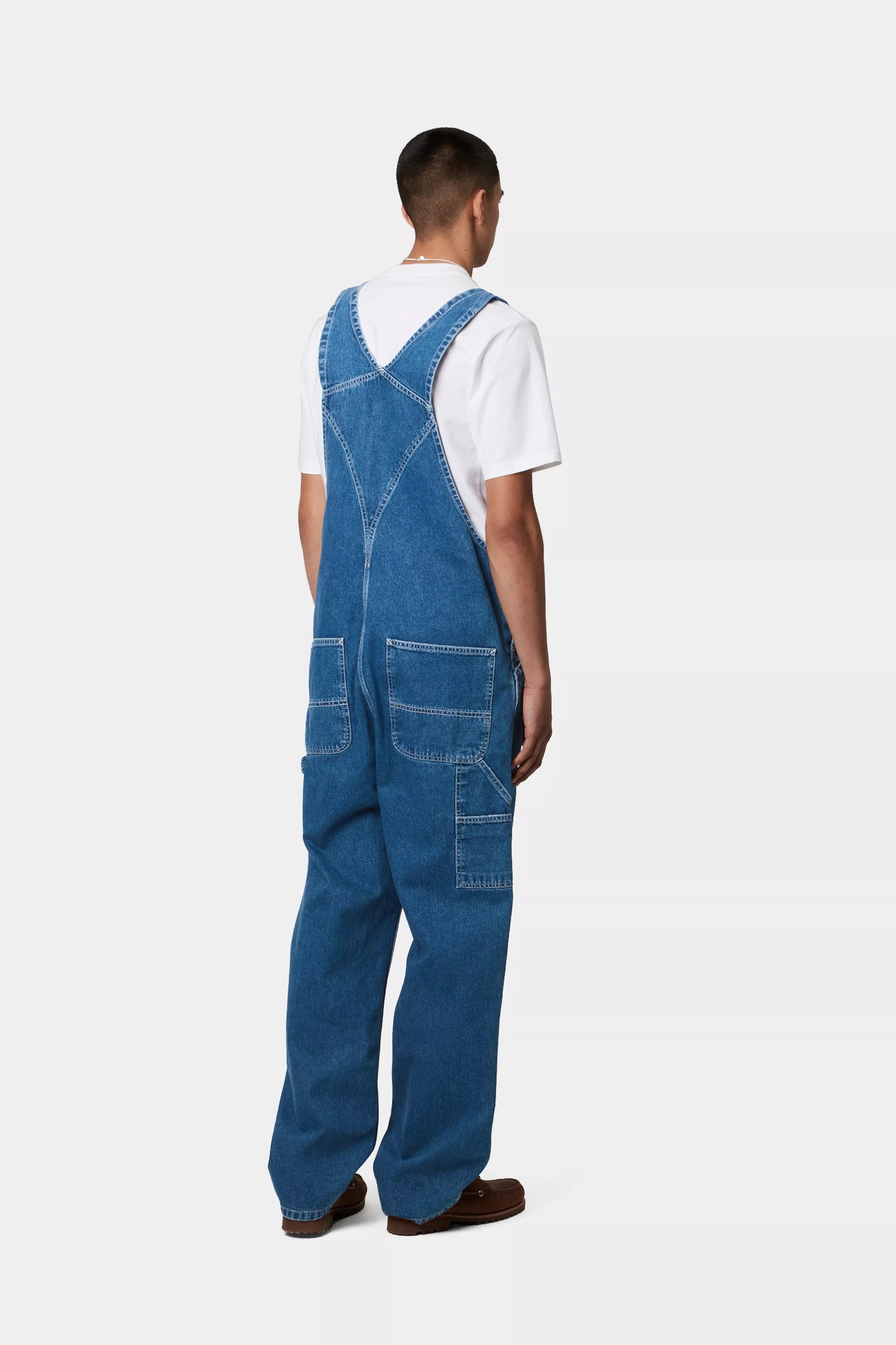 BIB OVERALL  - Blue (stone washed)