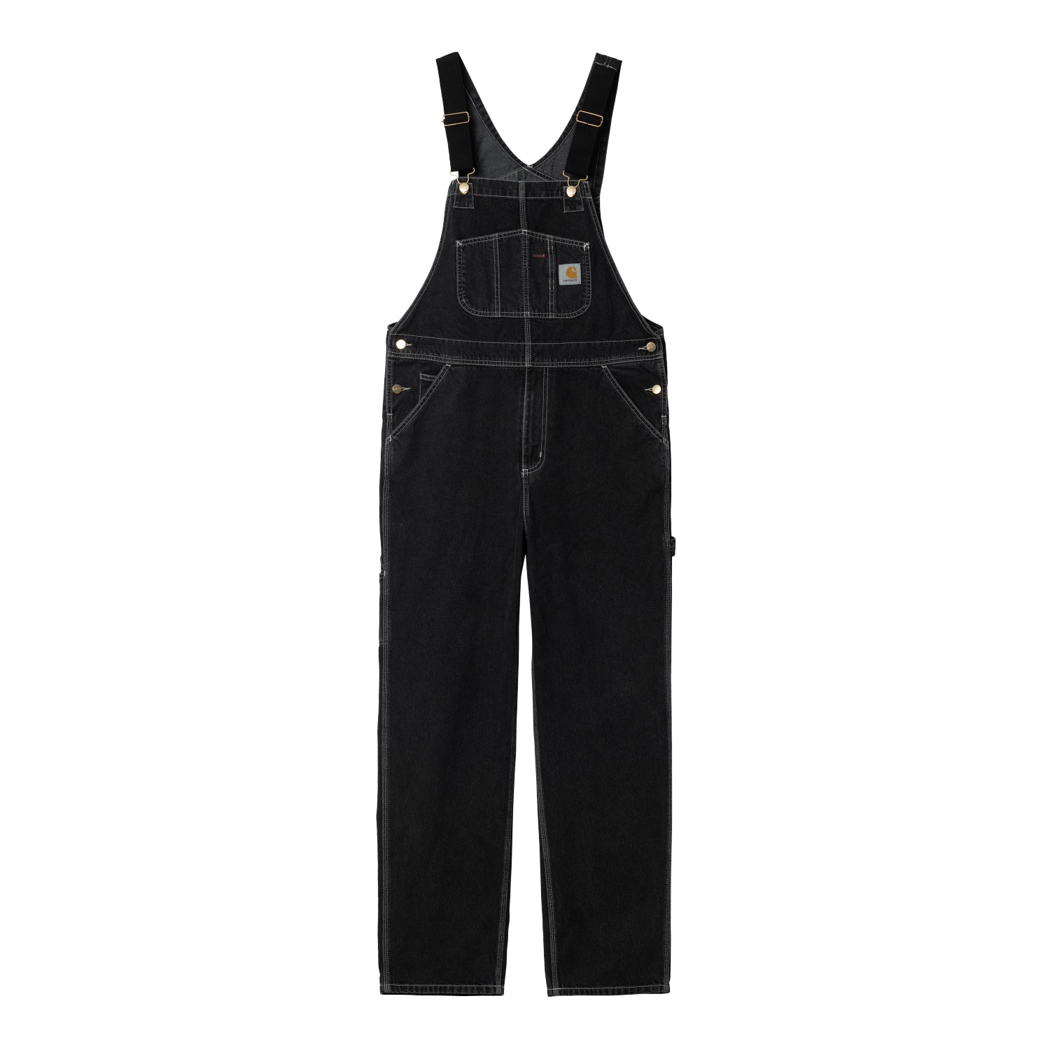 BIB OVERALL  - Black (stone washed)