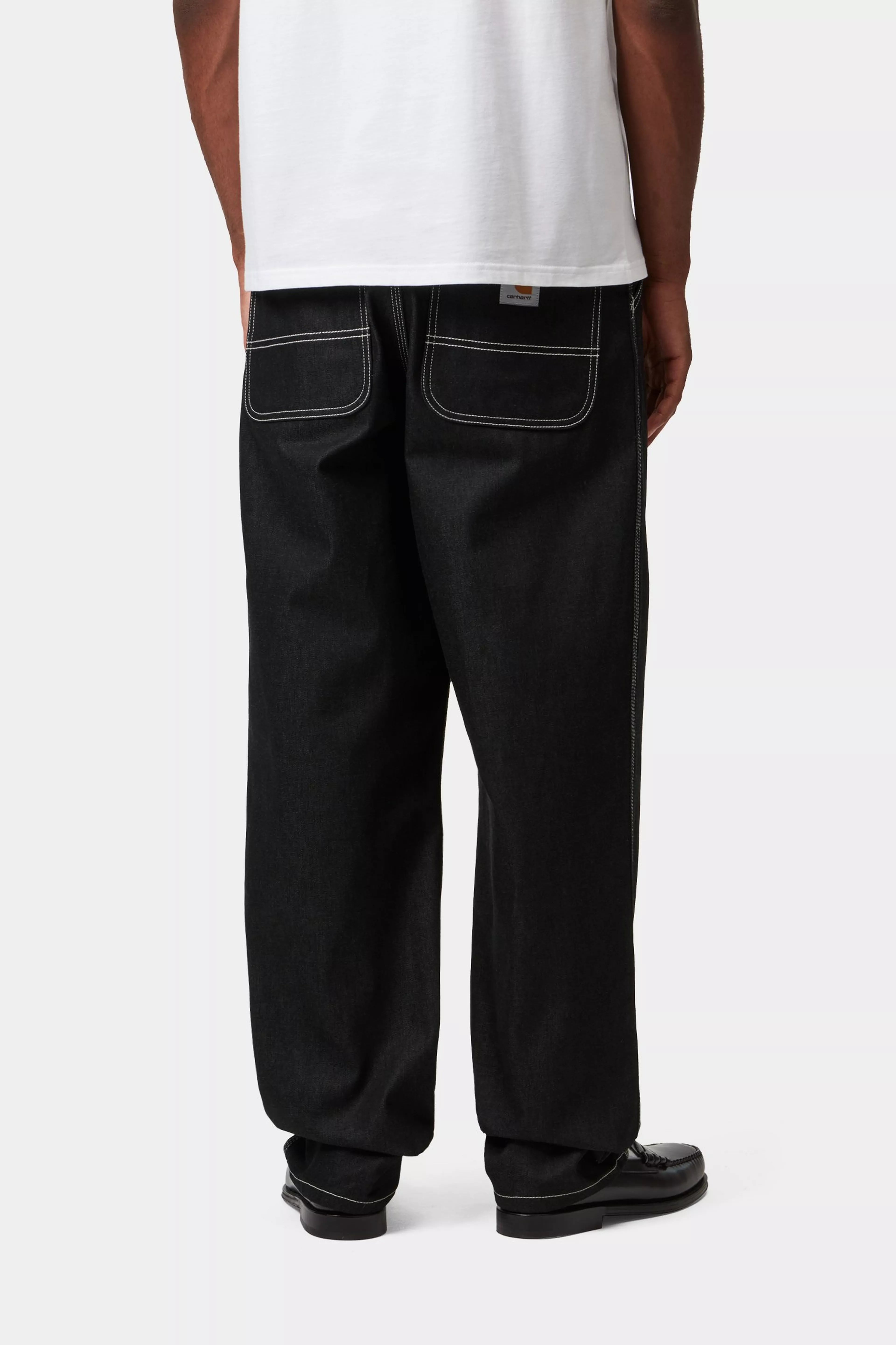 SIMPLE PANT  - Black (one wash)