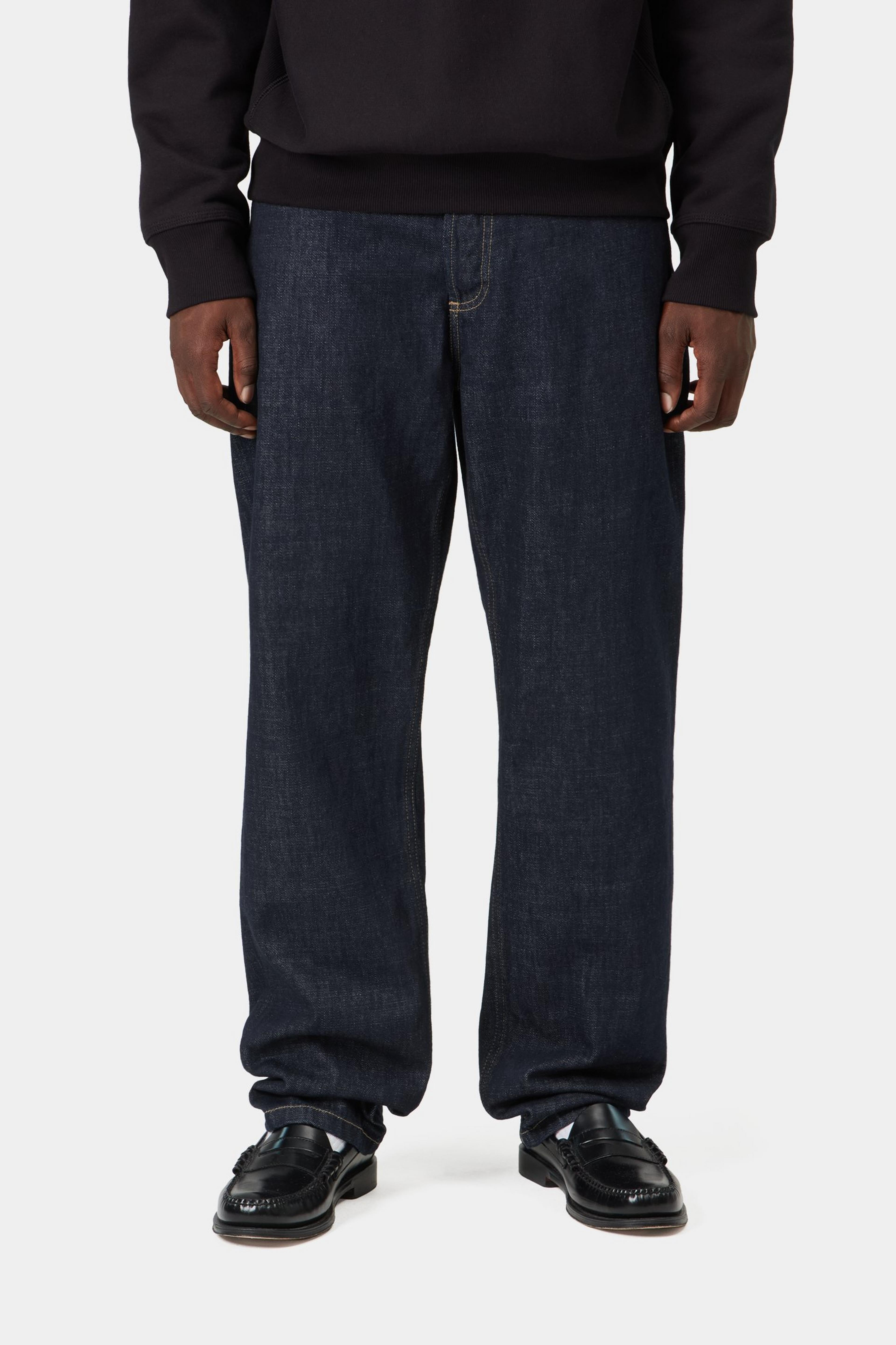 Marlow Pant - Blue, rinsed