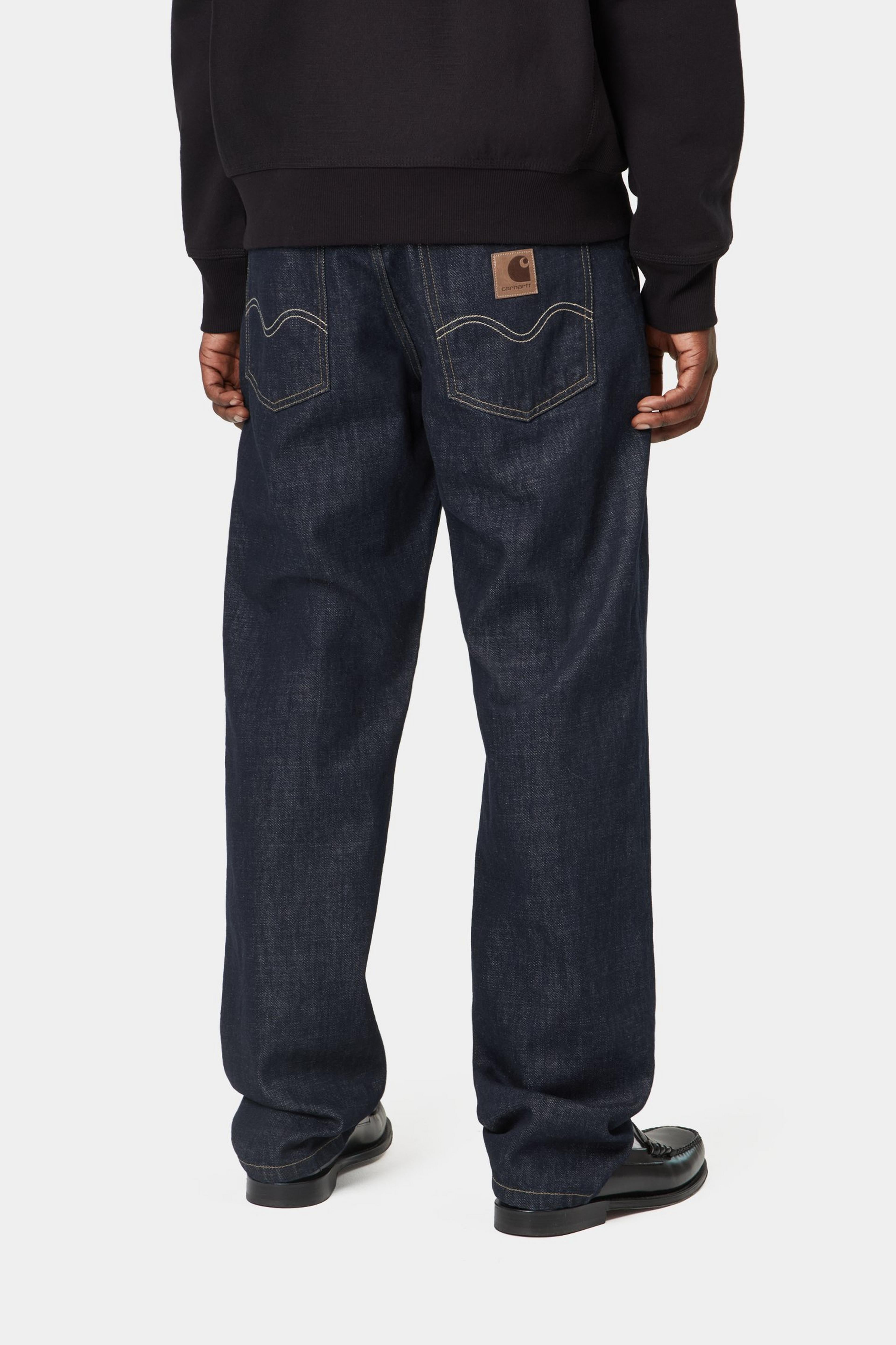Marlow Pant - Blue, rinsed