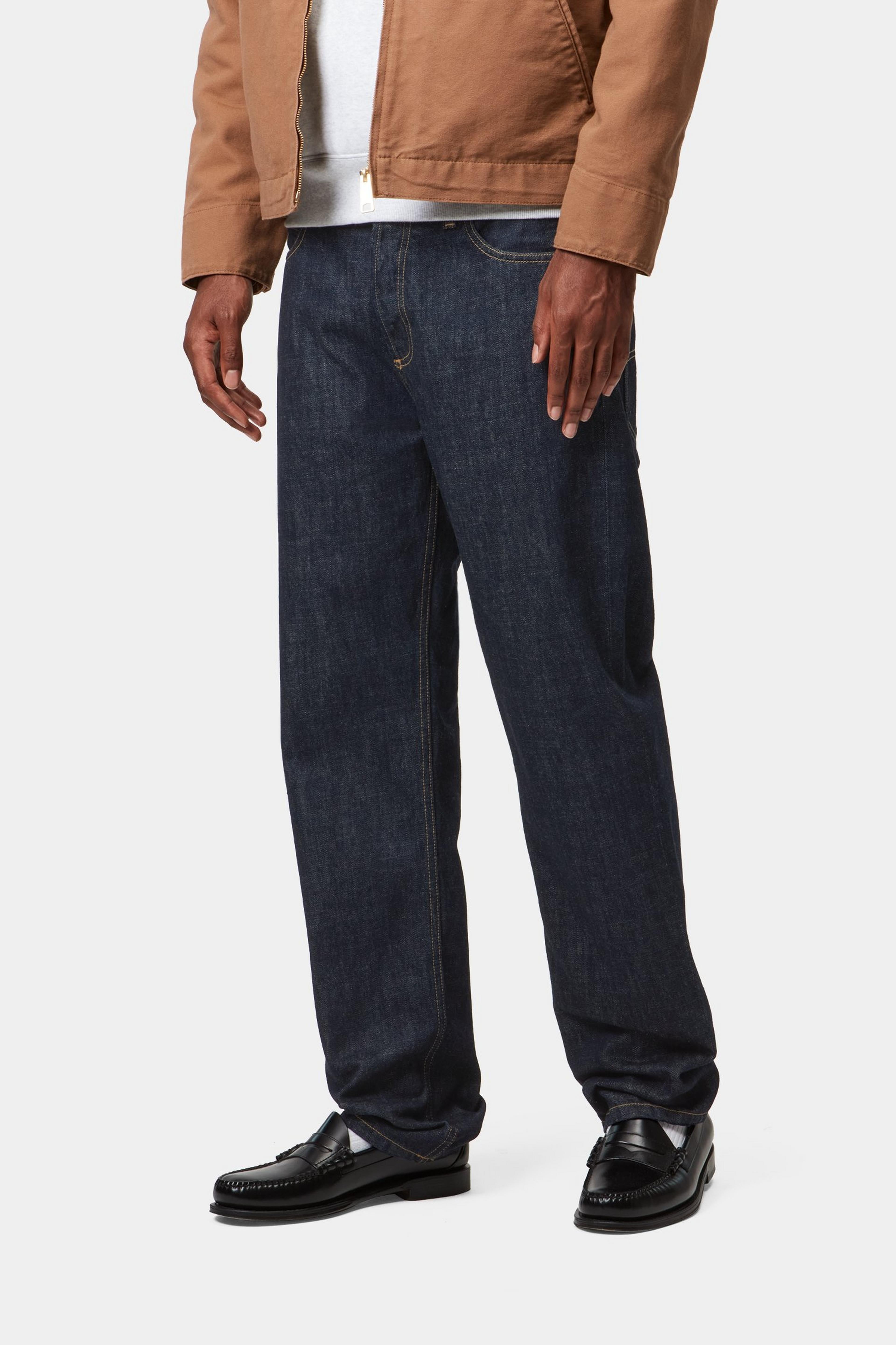 Marlow Pant - Blue (rinsed)