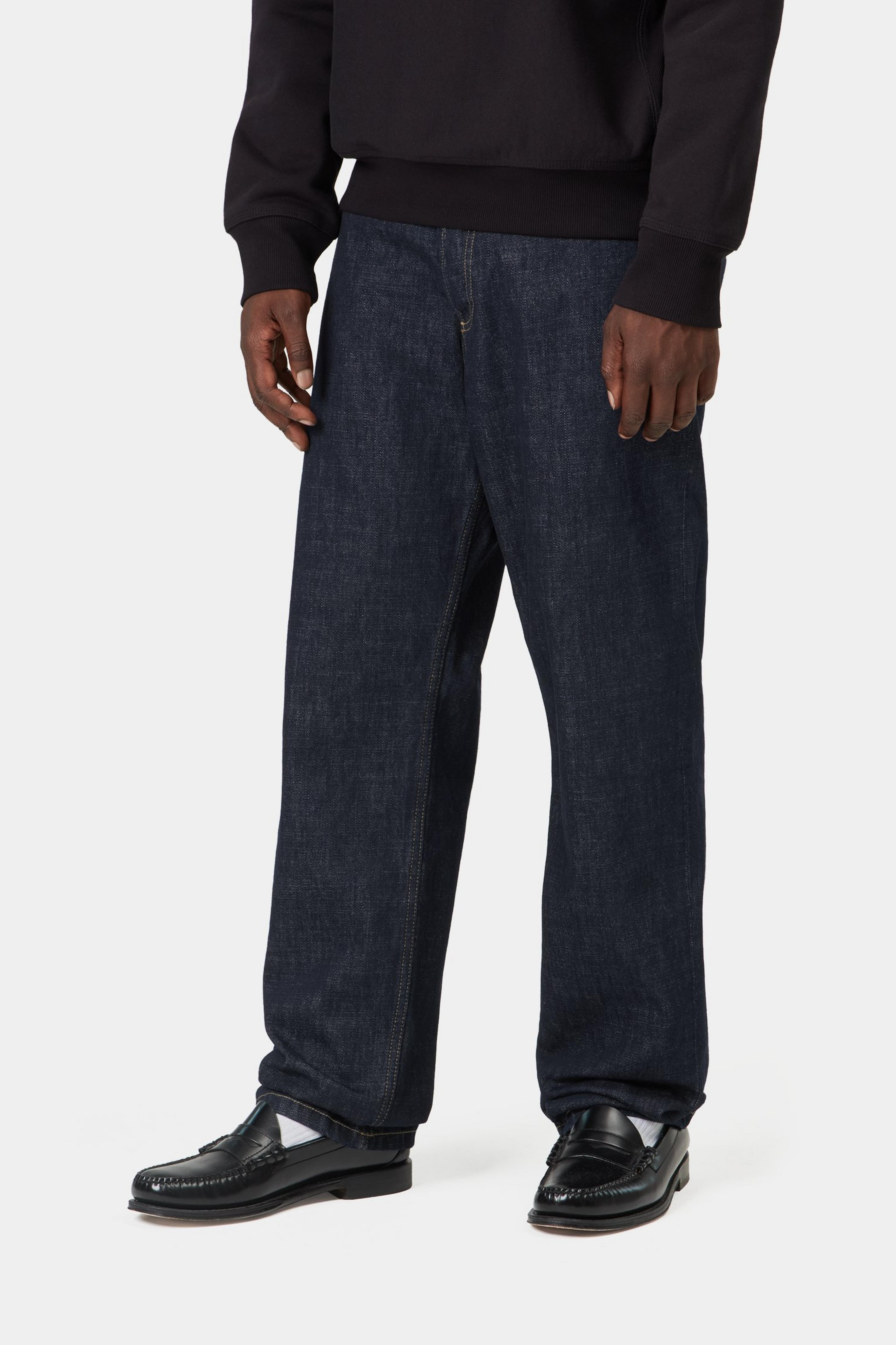 Marlow Pant - Blue, rinsed