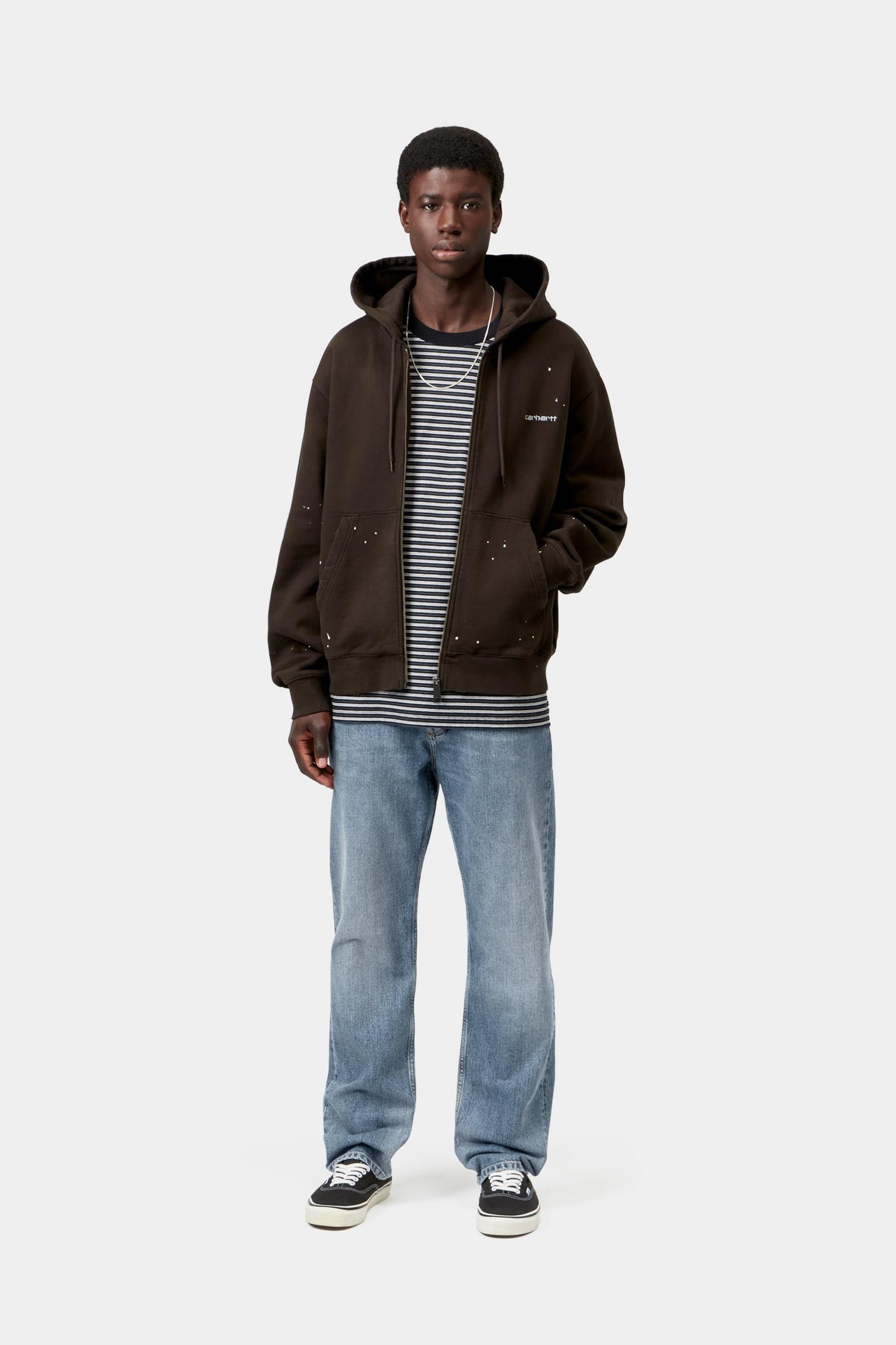 Marlow Pant - Blue (worn bleached)