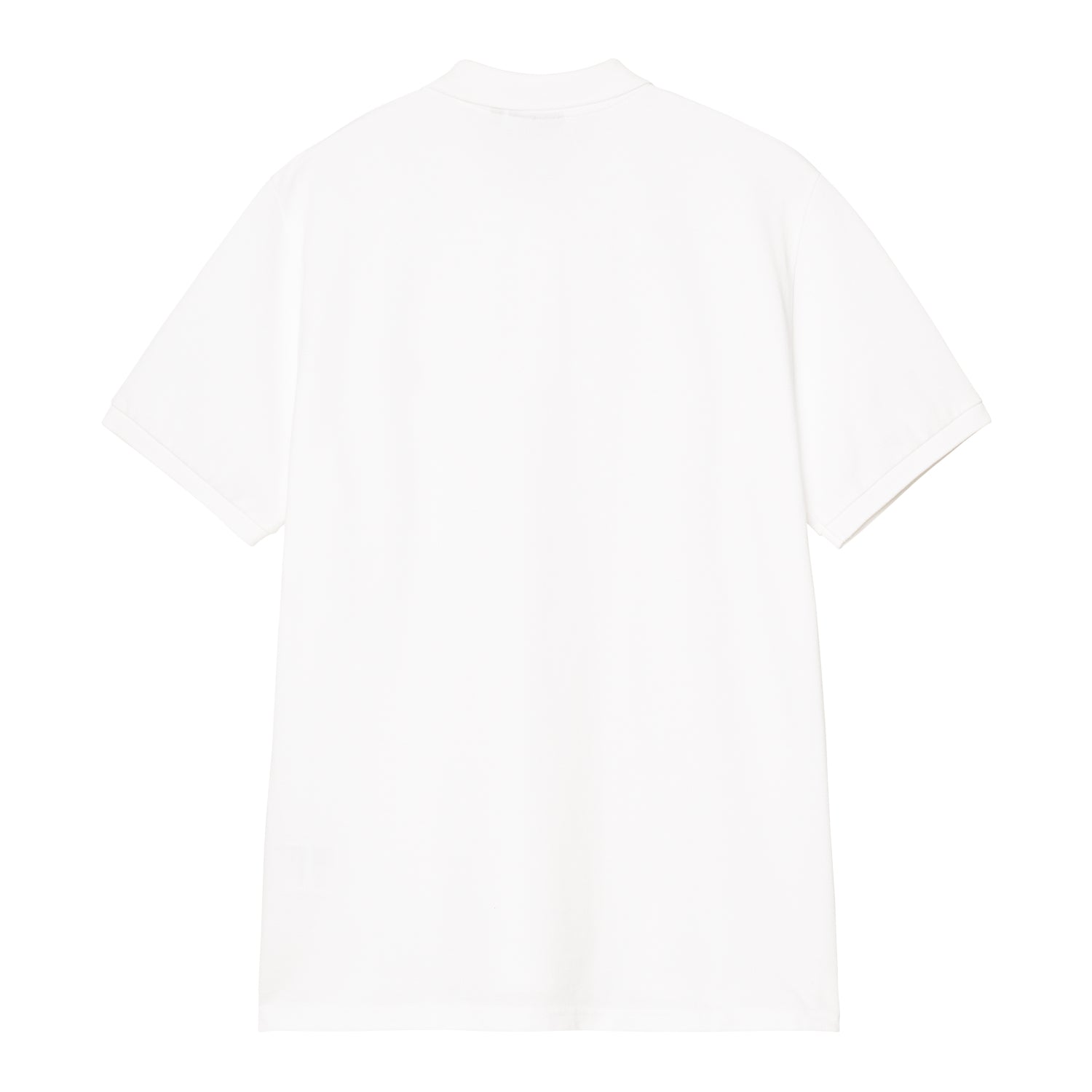 S/S Chase Pique Polo - White / Gold 5