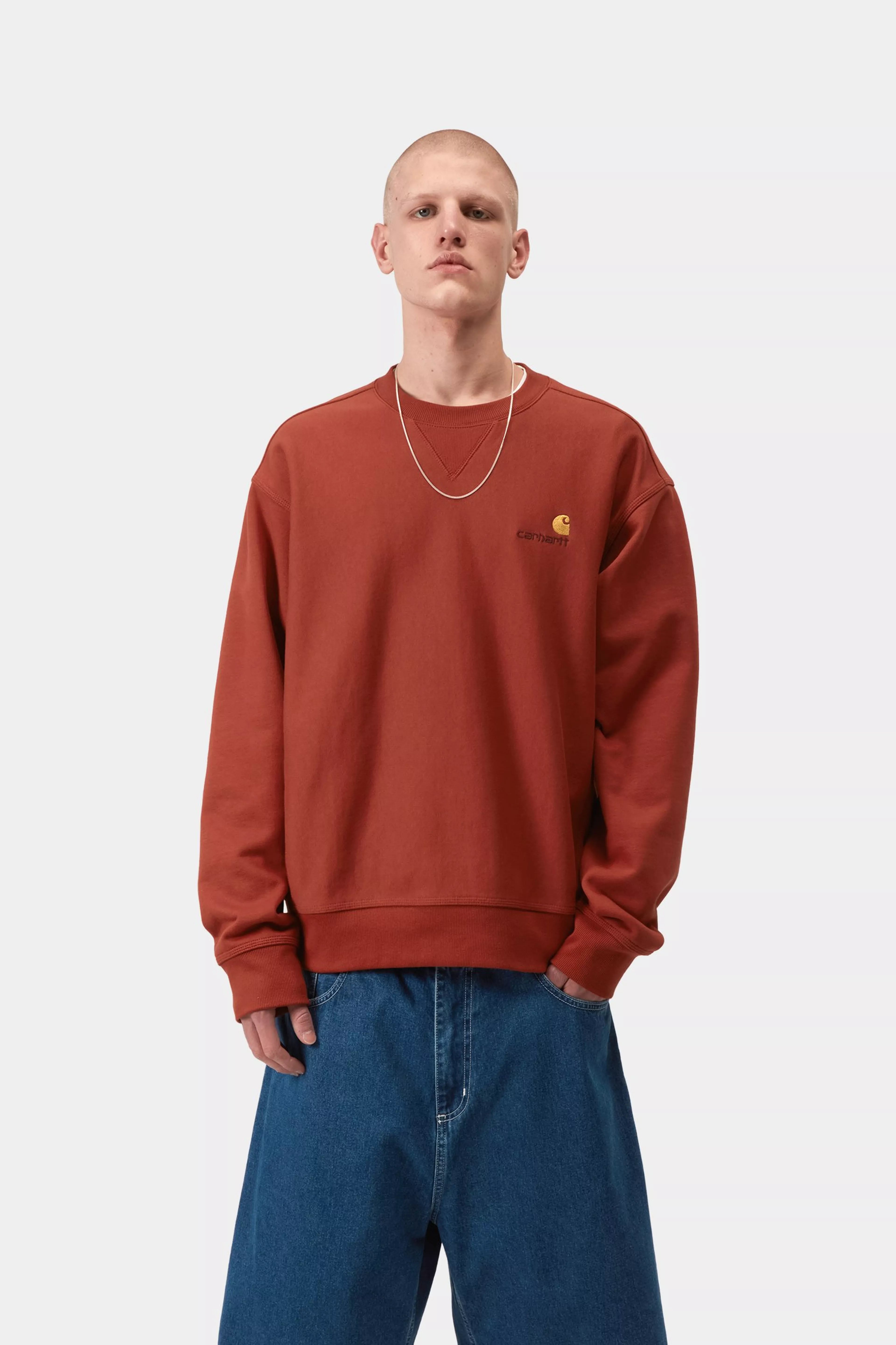 American Script Sweat - Oxide Red 2