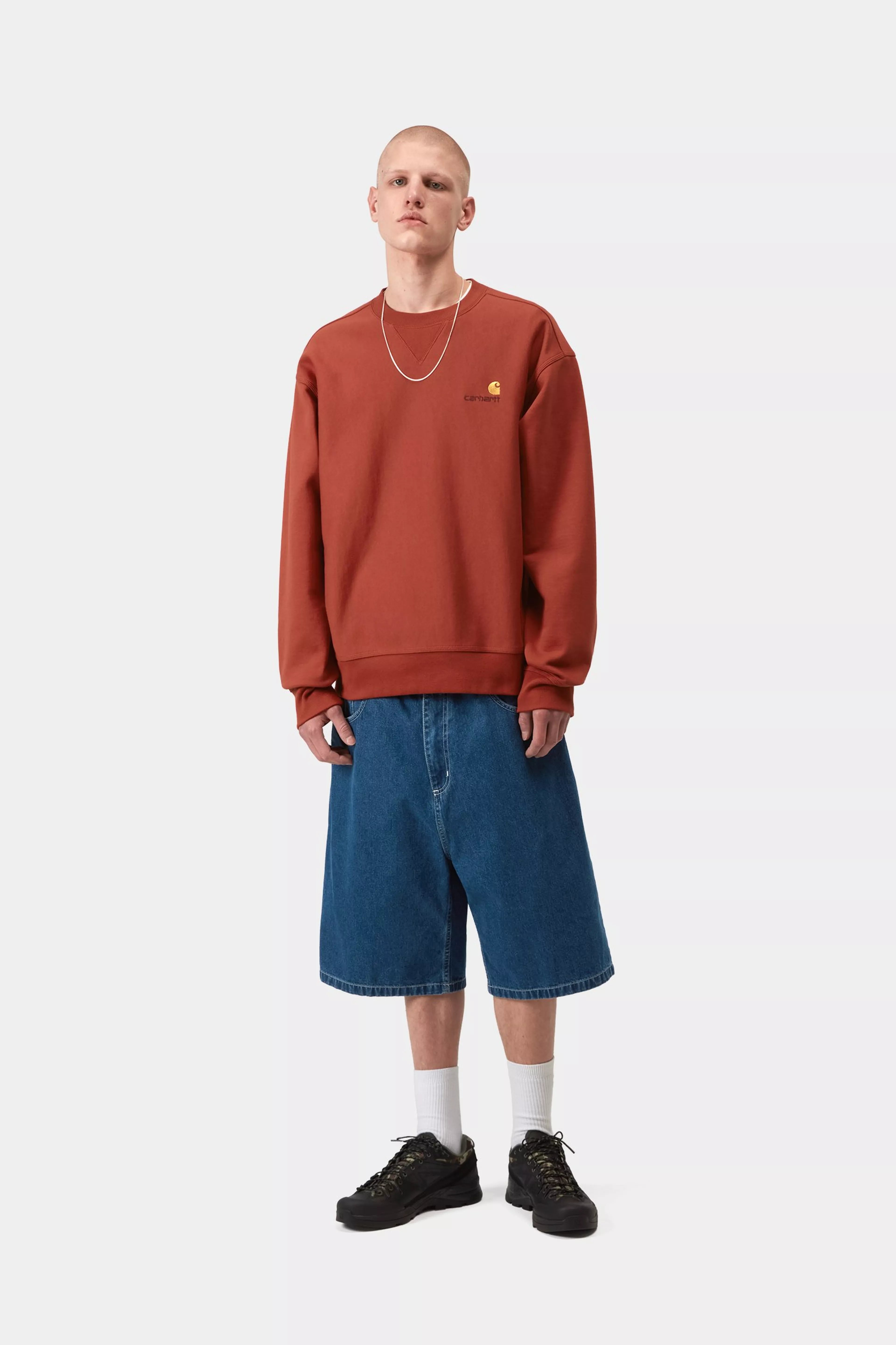 American Script Sweat - Oxide Red 4