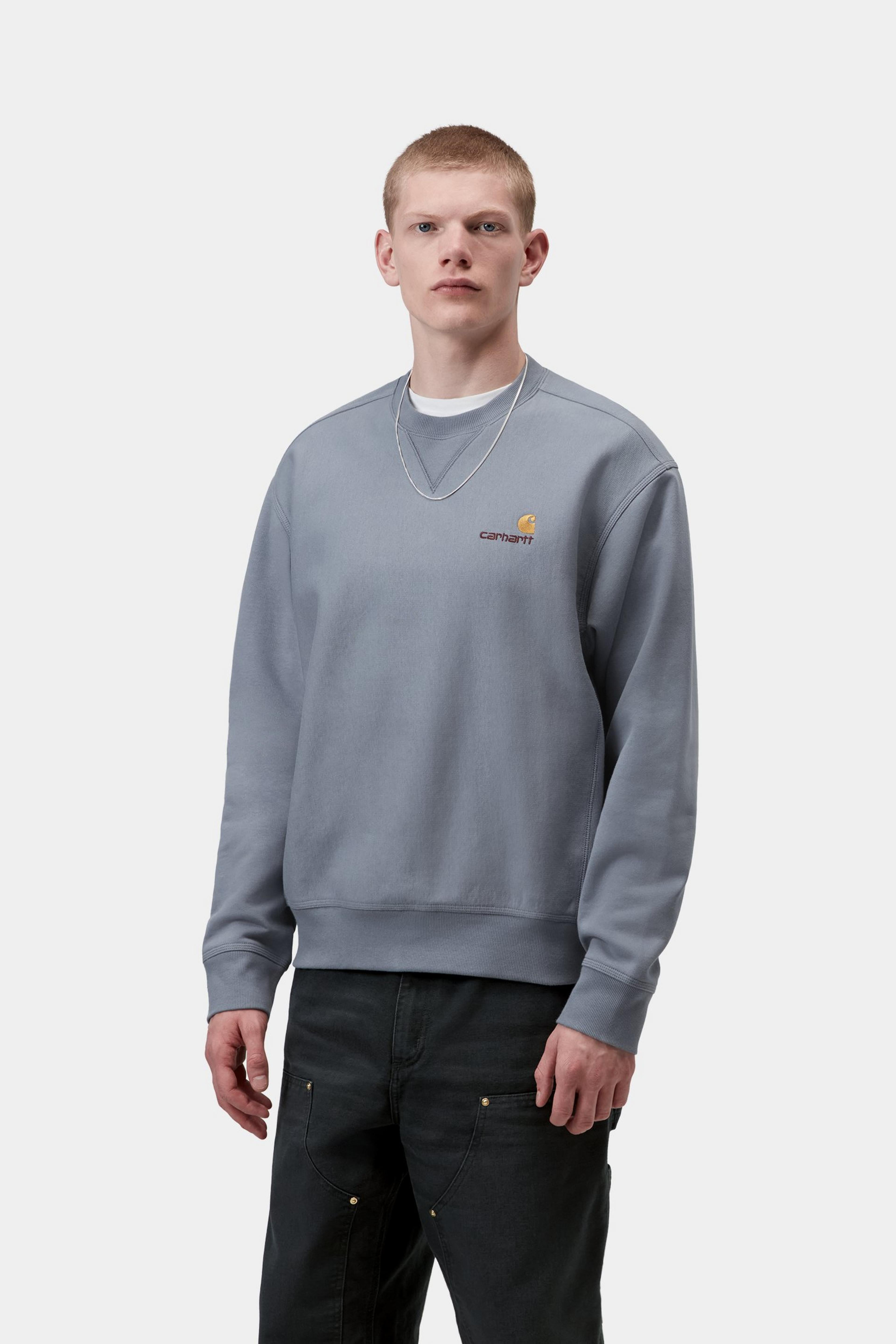 American Script Sweat - Shady Blue