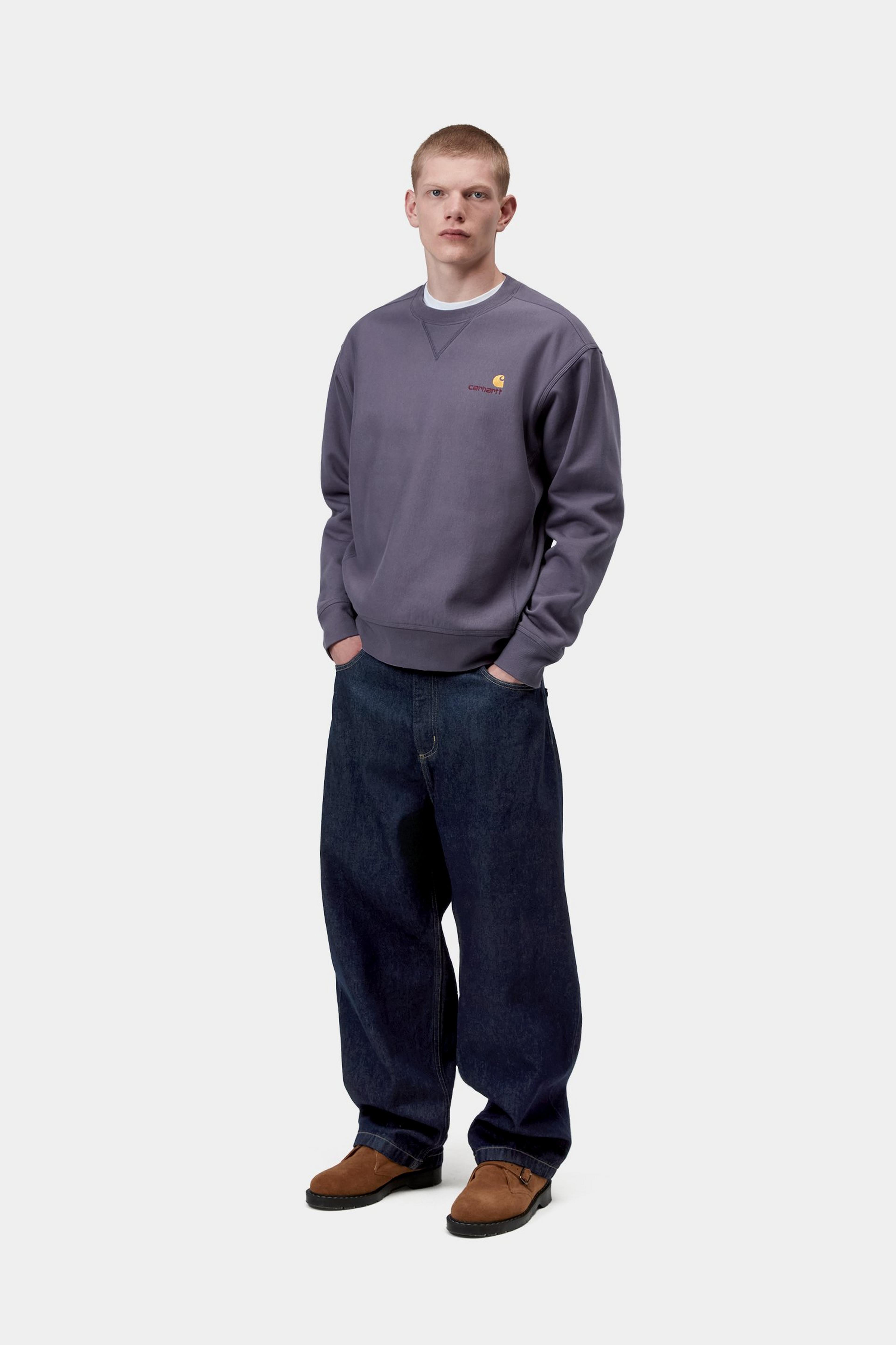American Script Sweat - Shady Purple