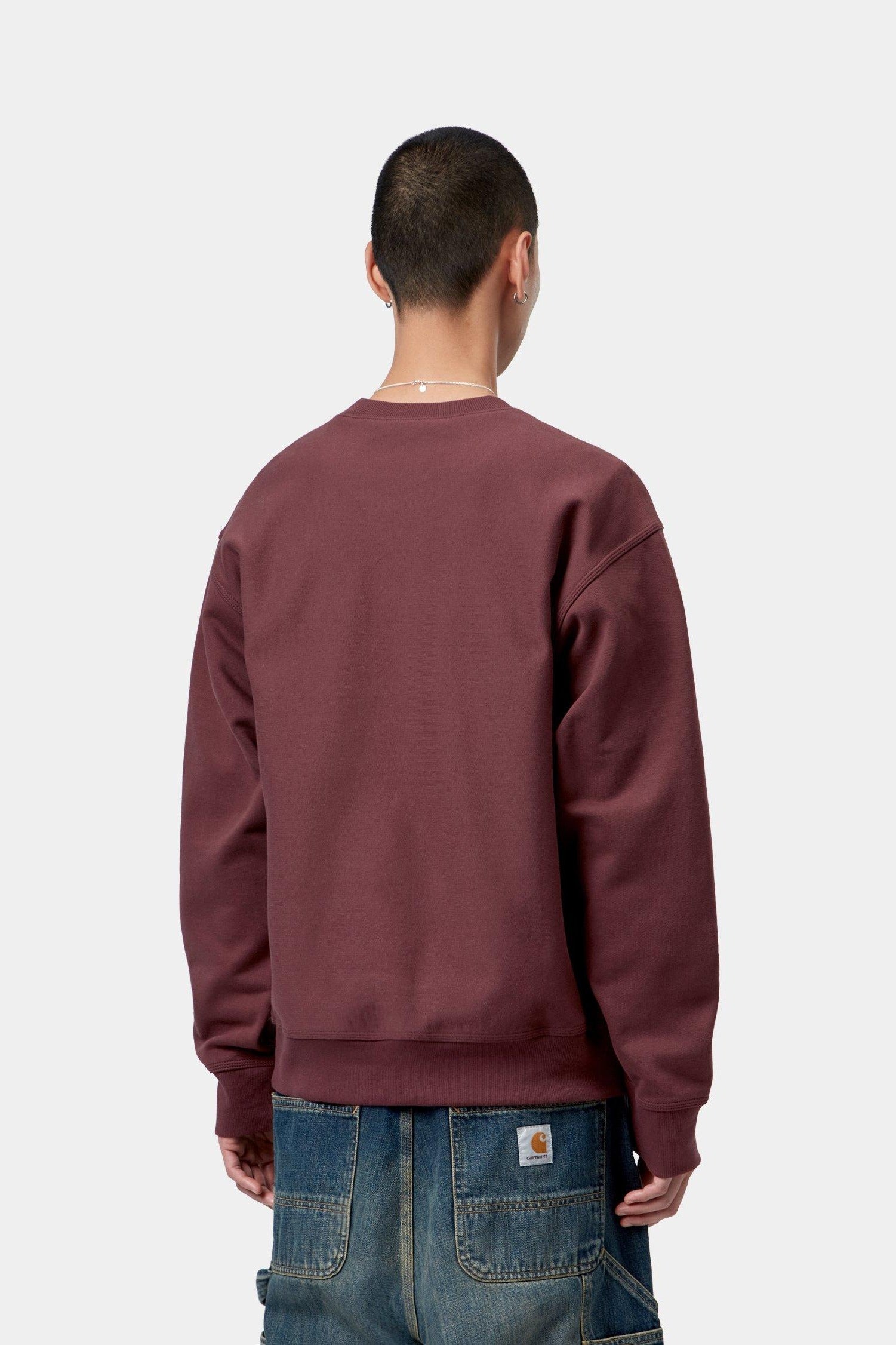 American Script Sweatshirt - Amarone 3