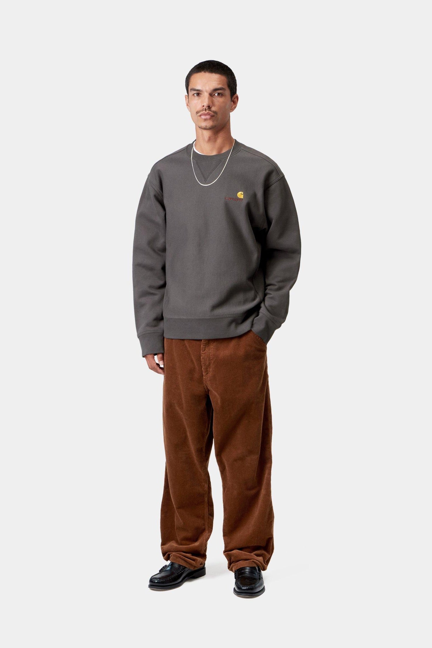 American Script Sweatshirt - Graphite 4
