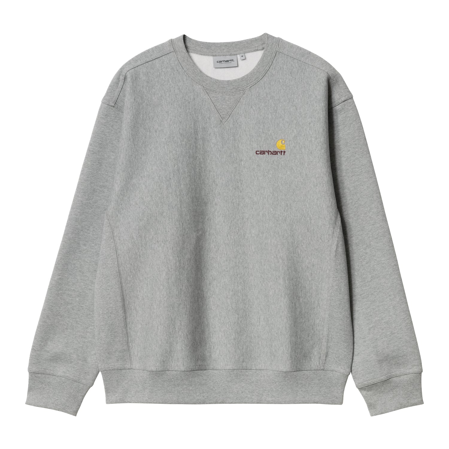 AMERICAN SCRIPT SWEAT - Grey Heather