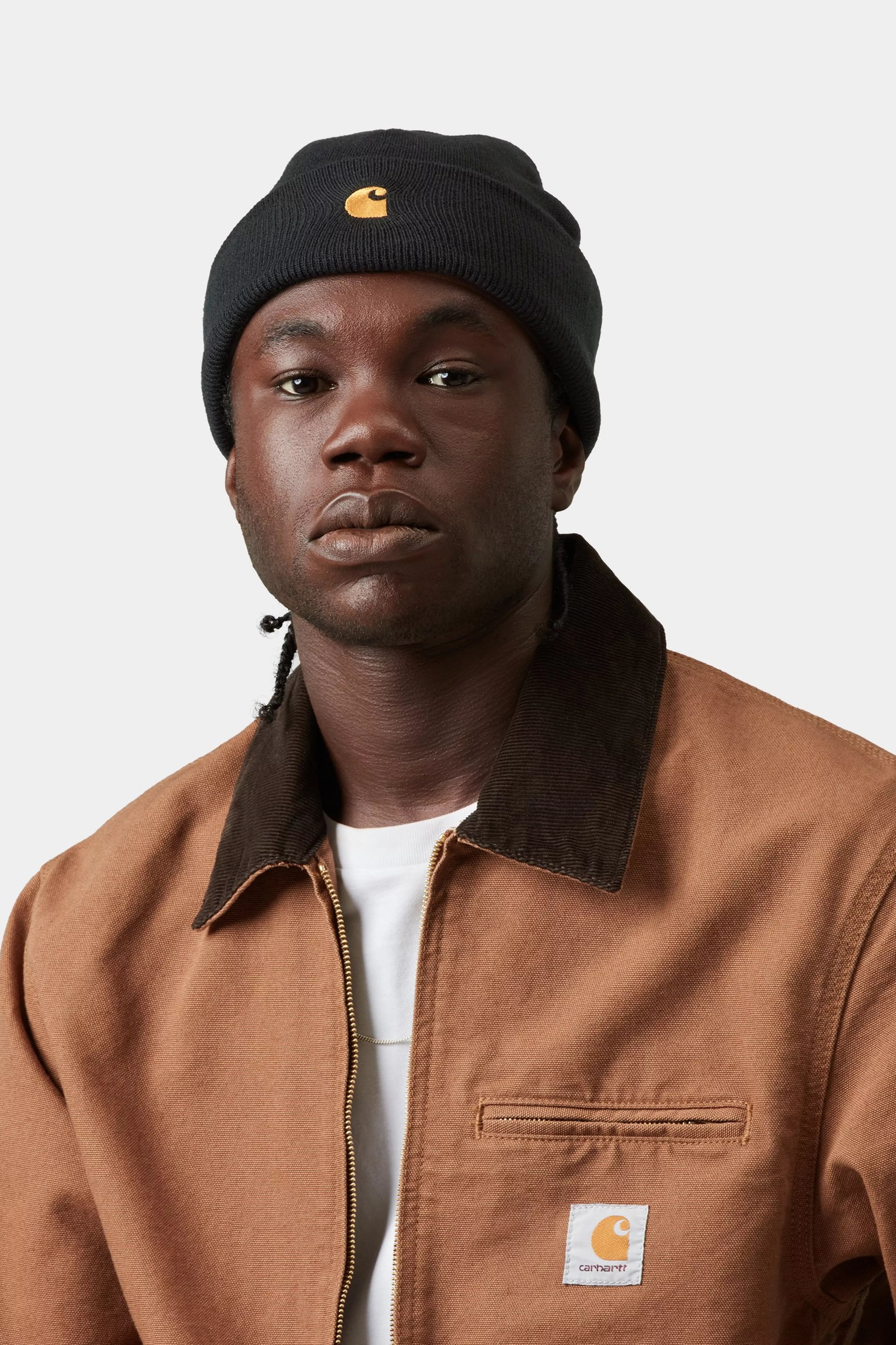 Chase Beanie - Black / Gold 2