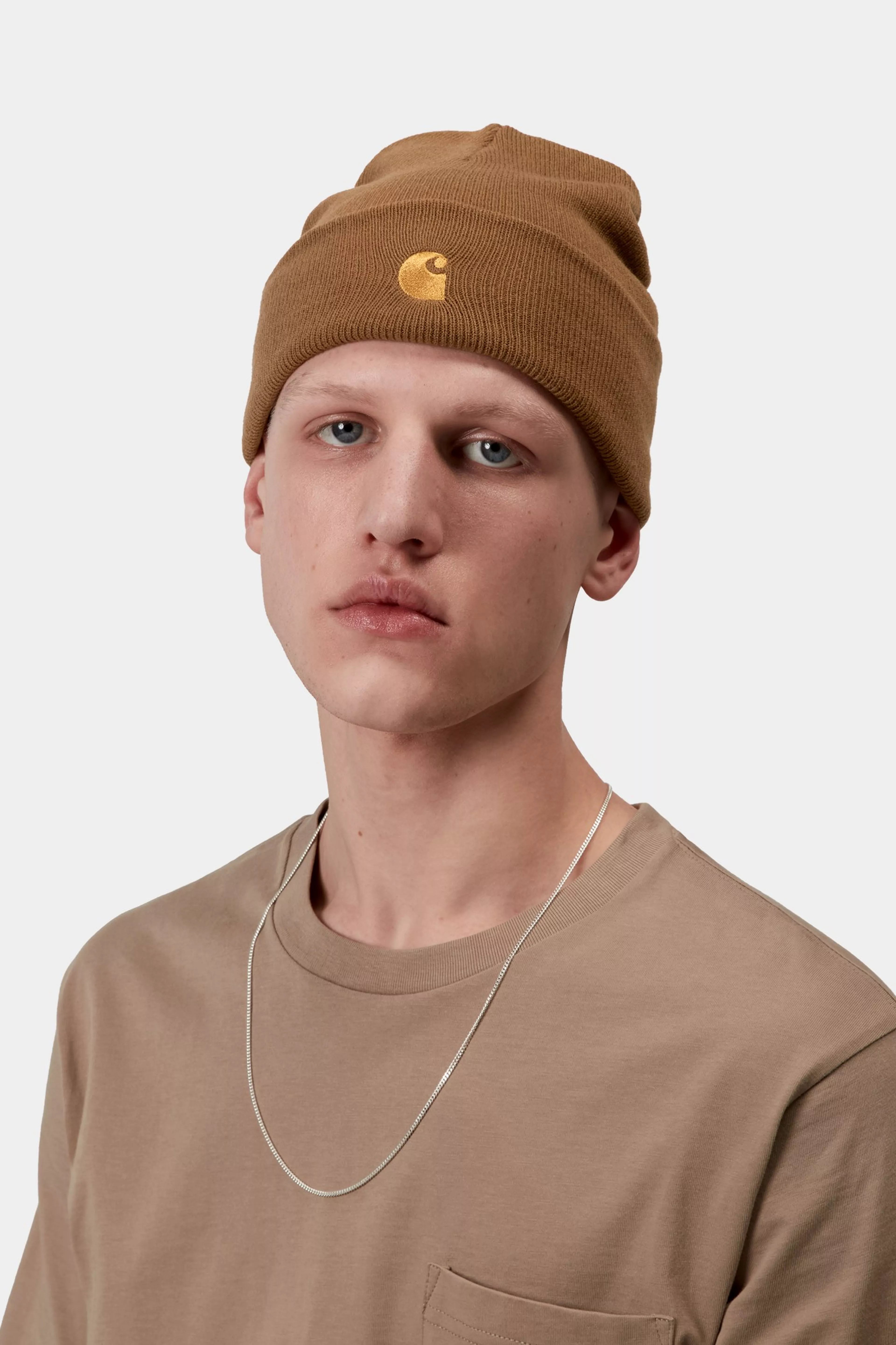 Chase Beanie - Hamilton Brown / Gold