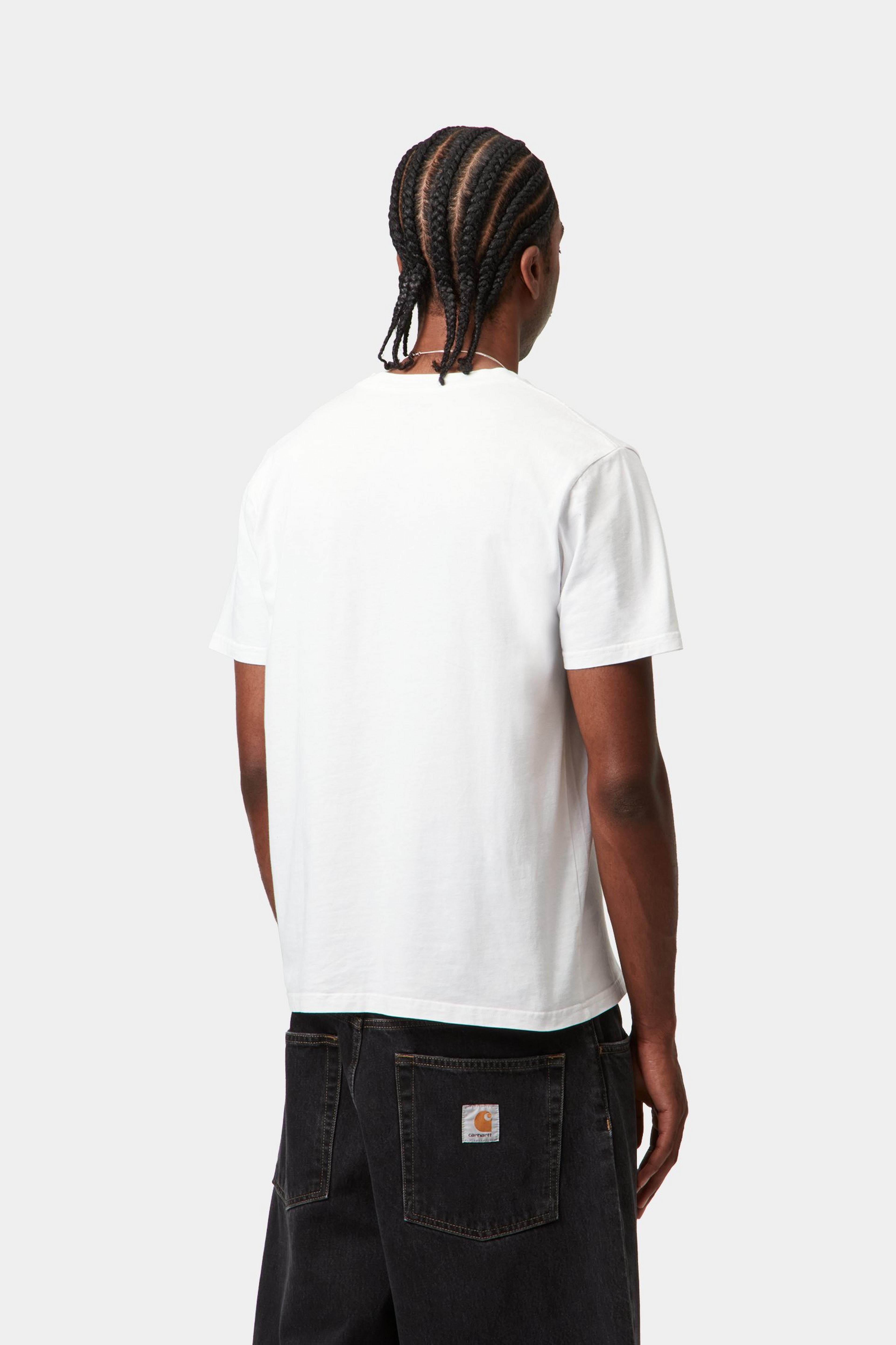 S/S Base T-Shirt - White / Black 3