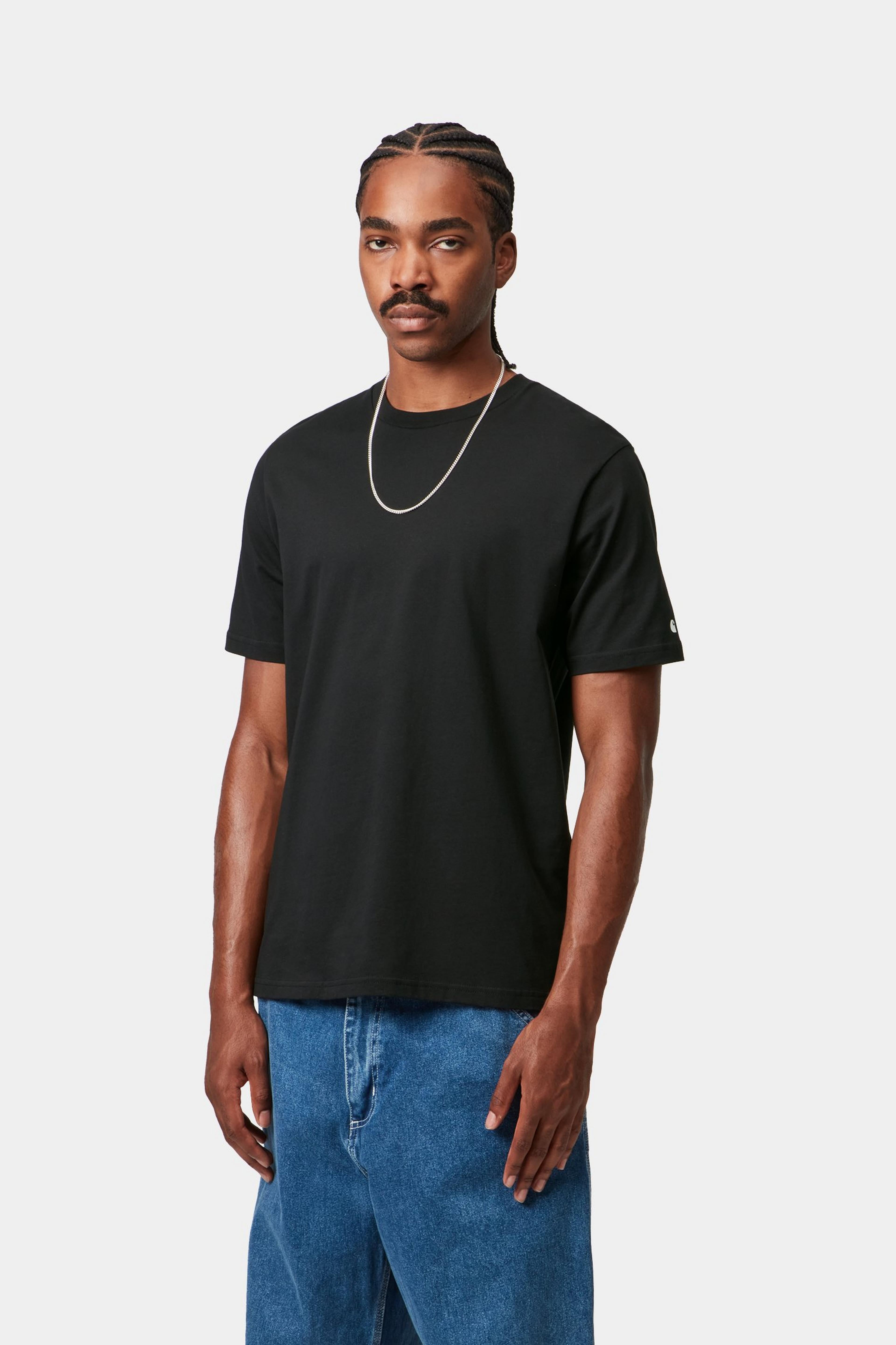 S/S Base T-Shirt - Black / White 2