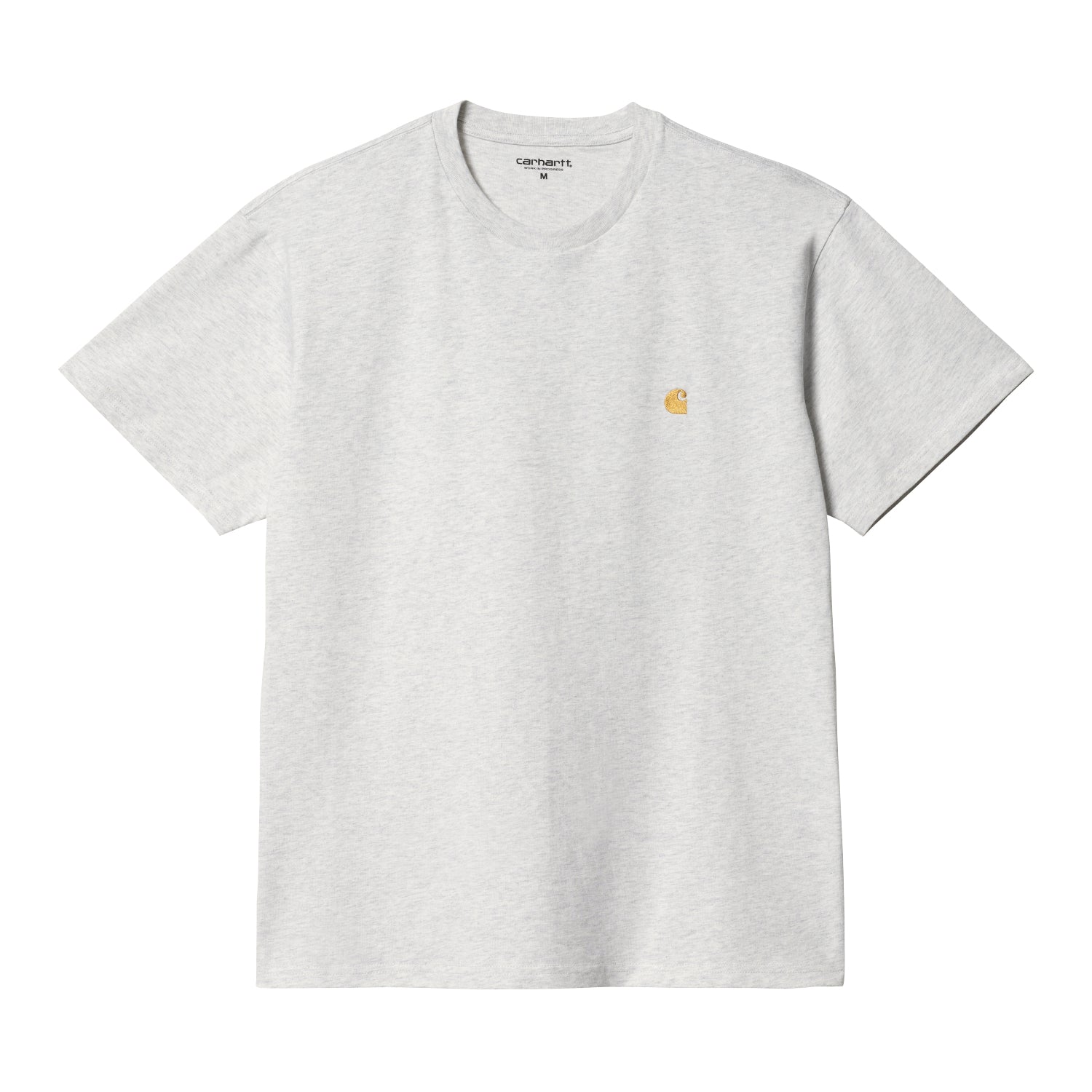 S/S CHASE T-SHIRT - Ash Heather / Gold 1