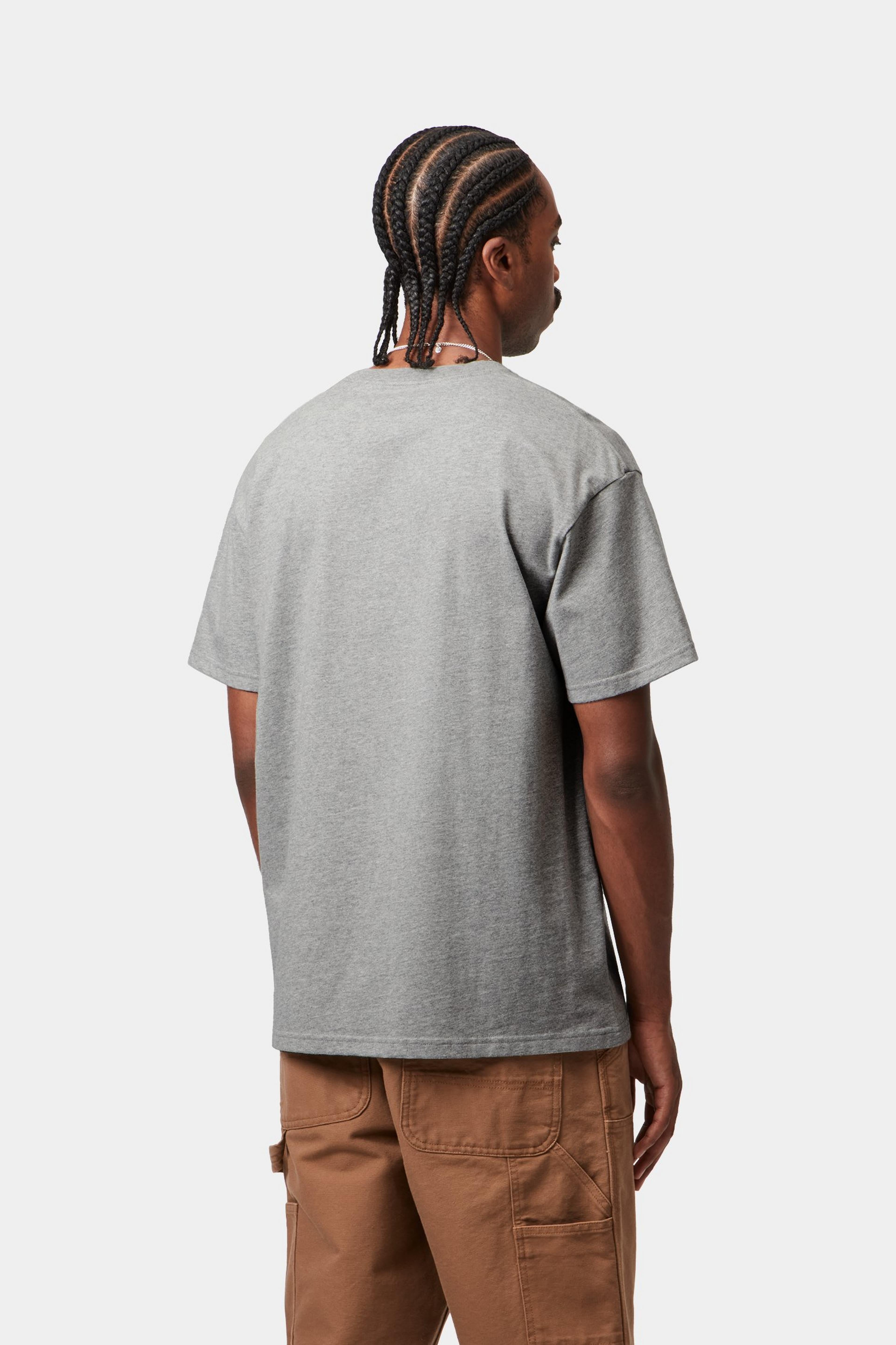 S/S Chase T-Shirt - Grey Heather / Gold