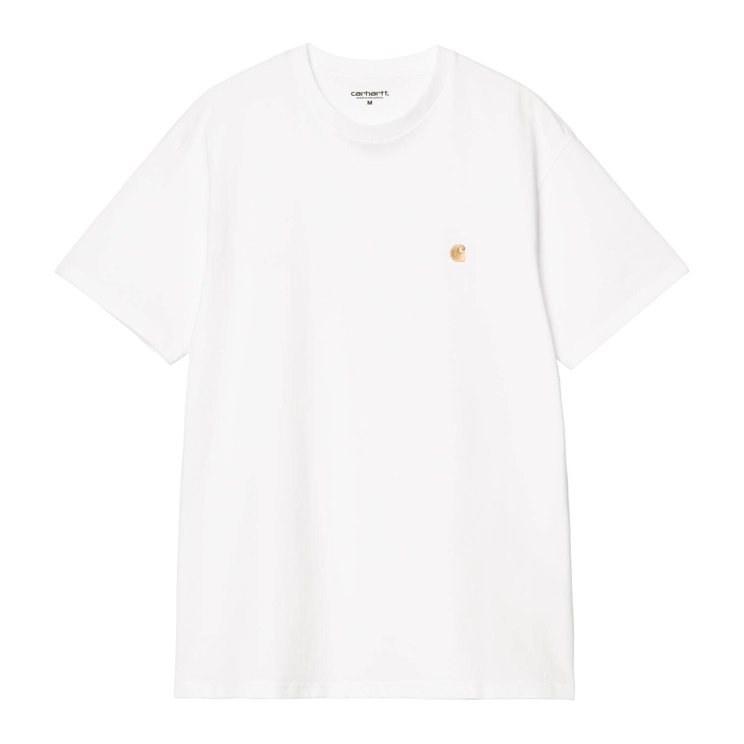 L/S Chase T-Shirt - White / Gold