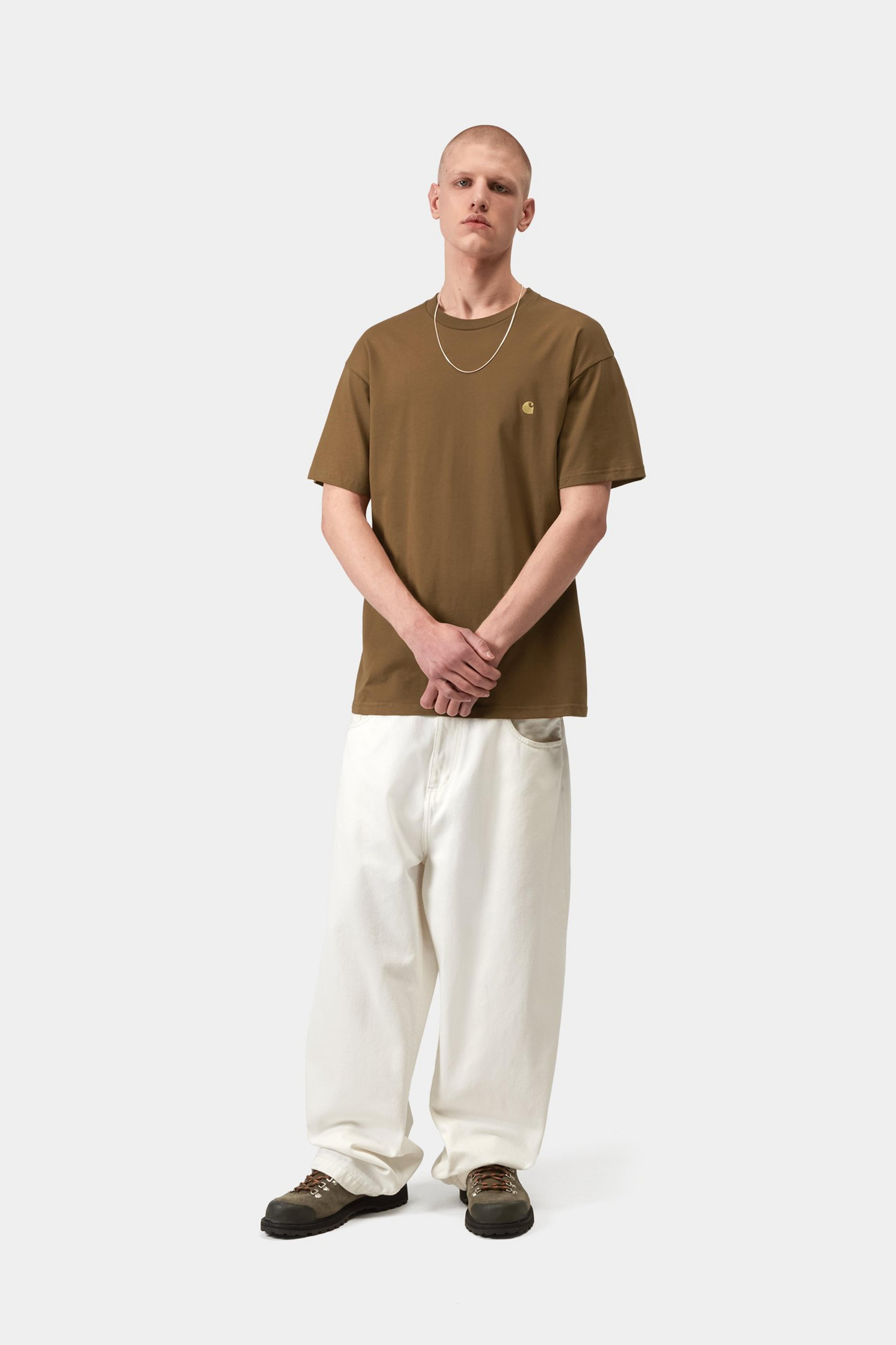 S/S Chase T-Shirt - Hamilton Brown / Gold 4