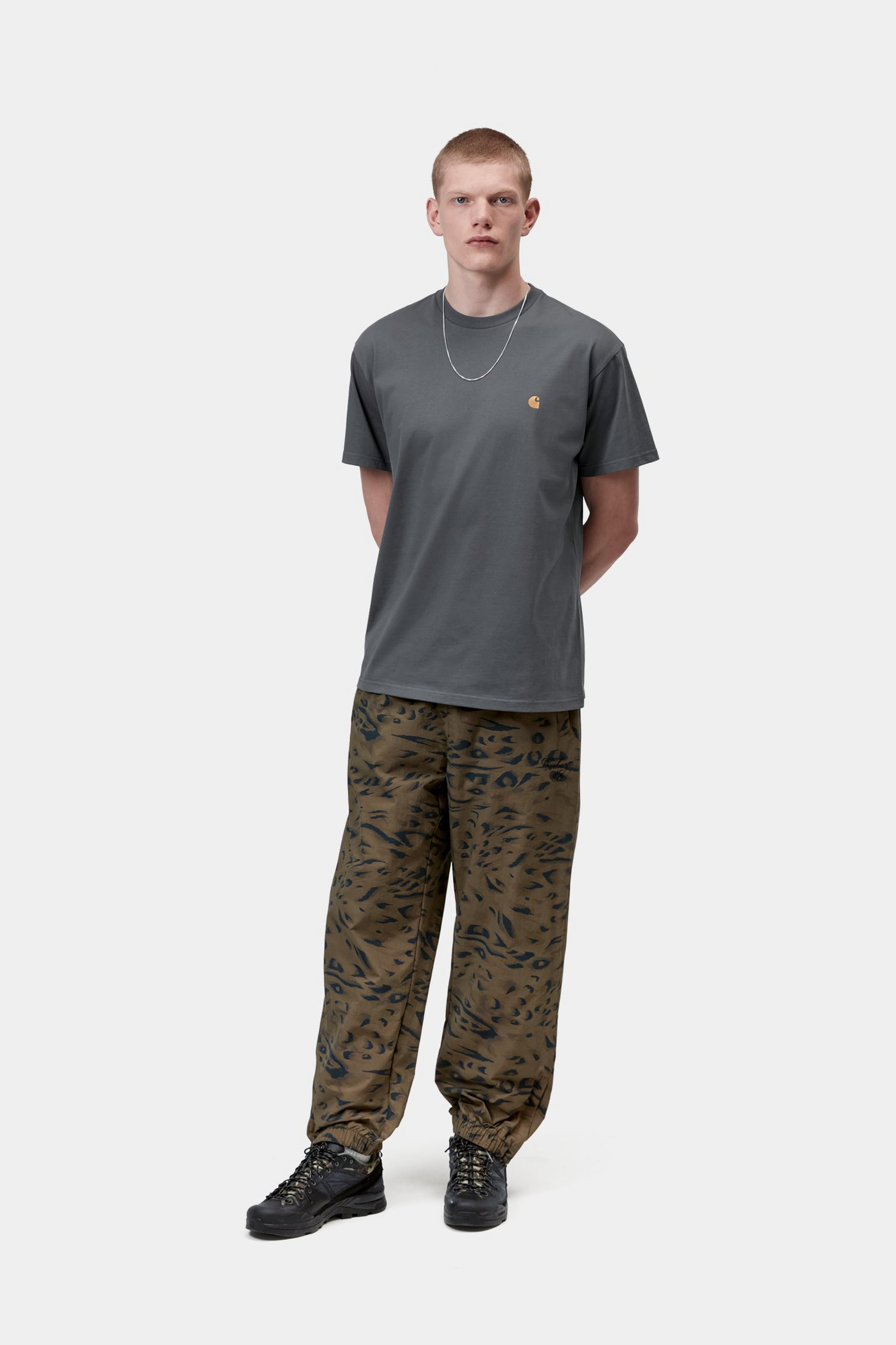 S/S Chase T-Shirt - Styx / Gold