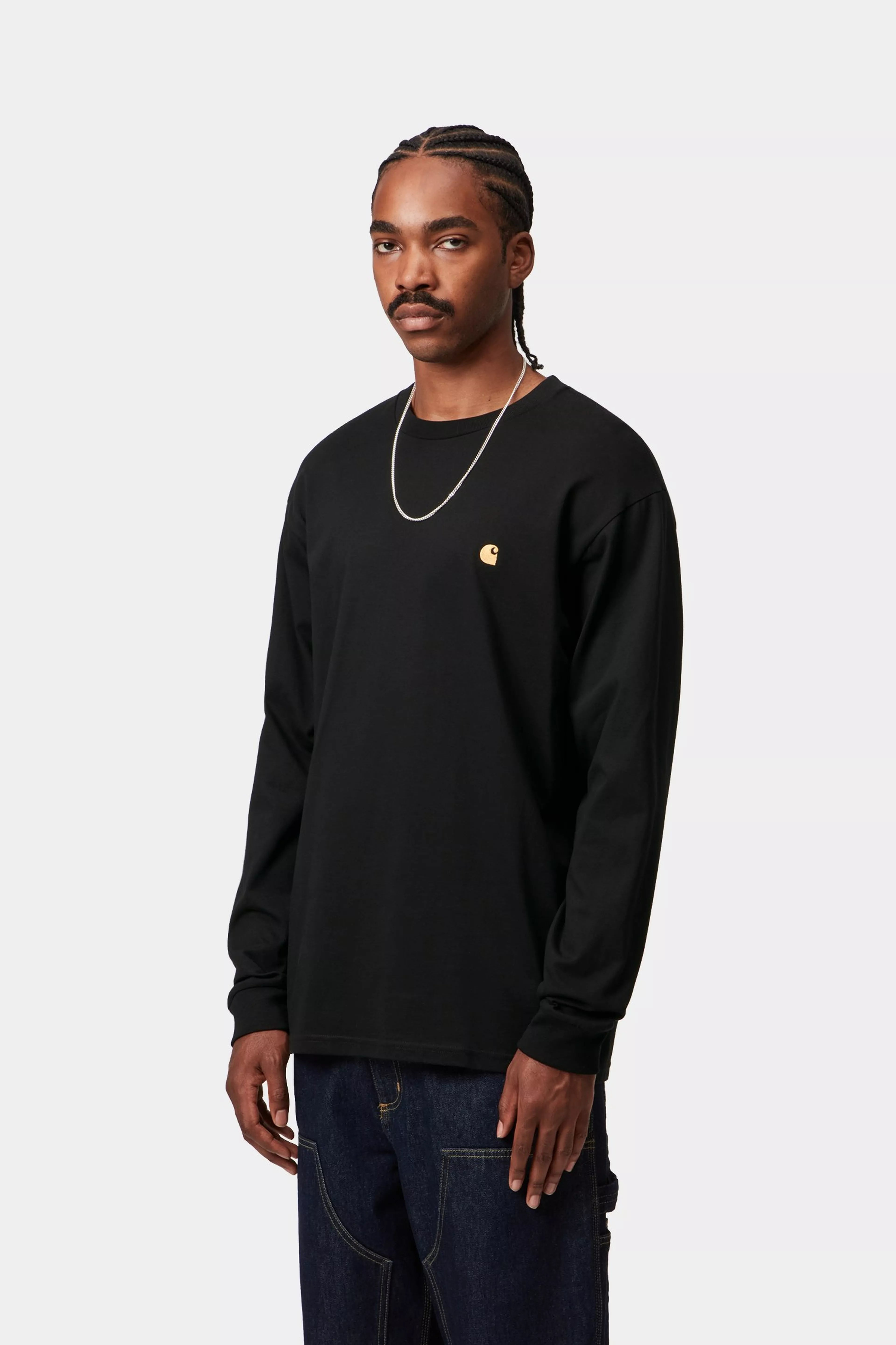 L/S Chase T-Shirt - Black / Gold
