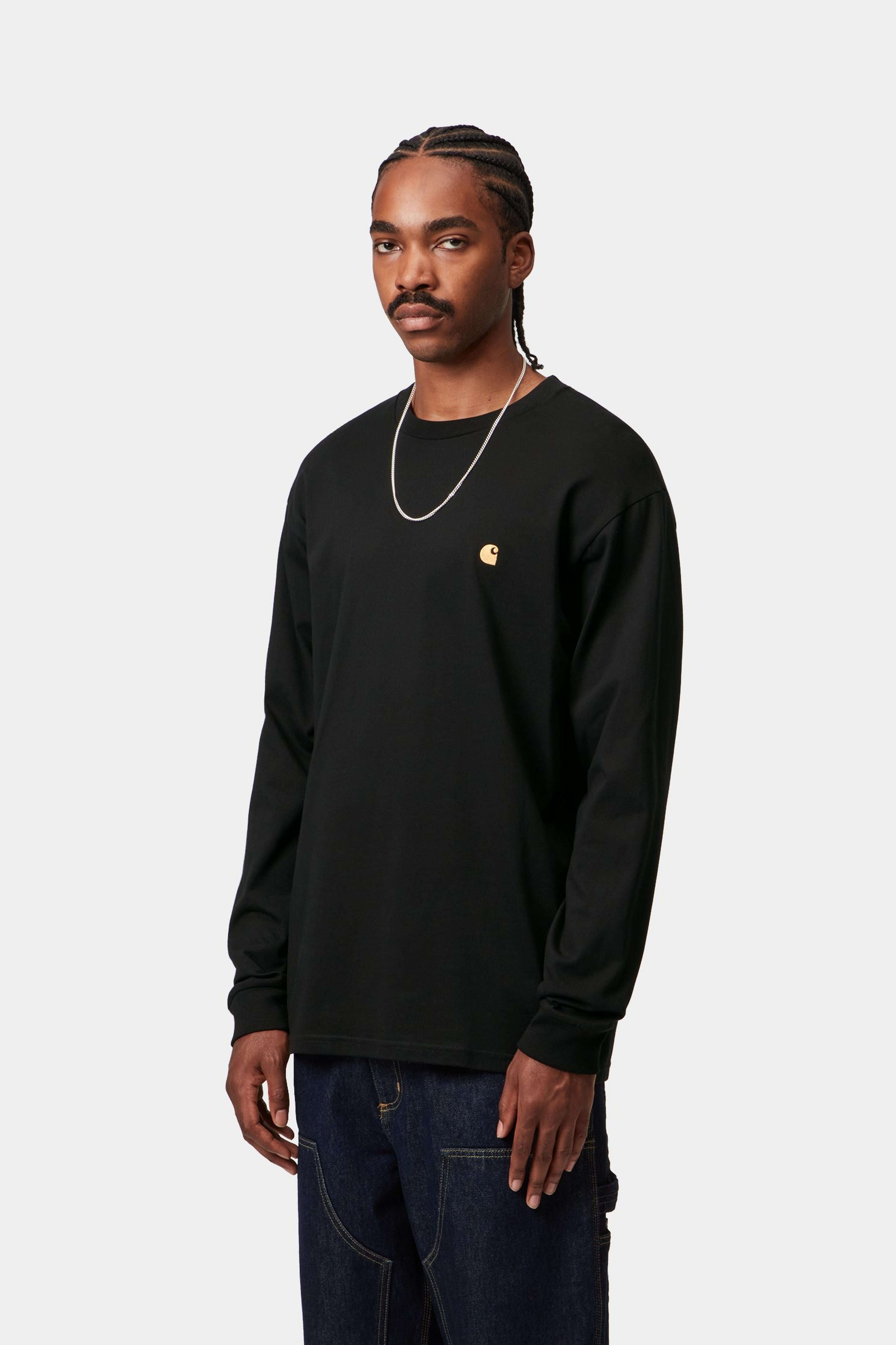 L/S Chase T-Shirt - Black / Gold 2