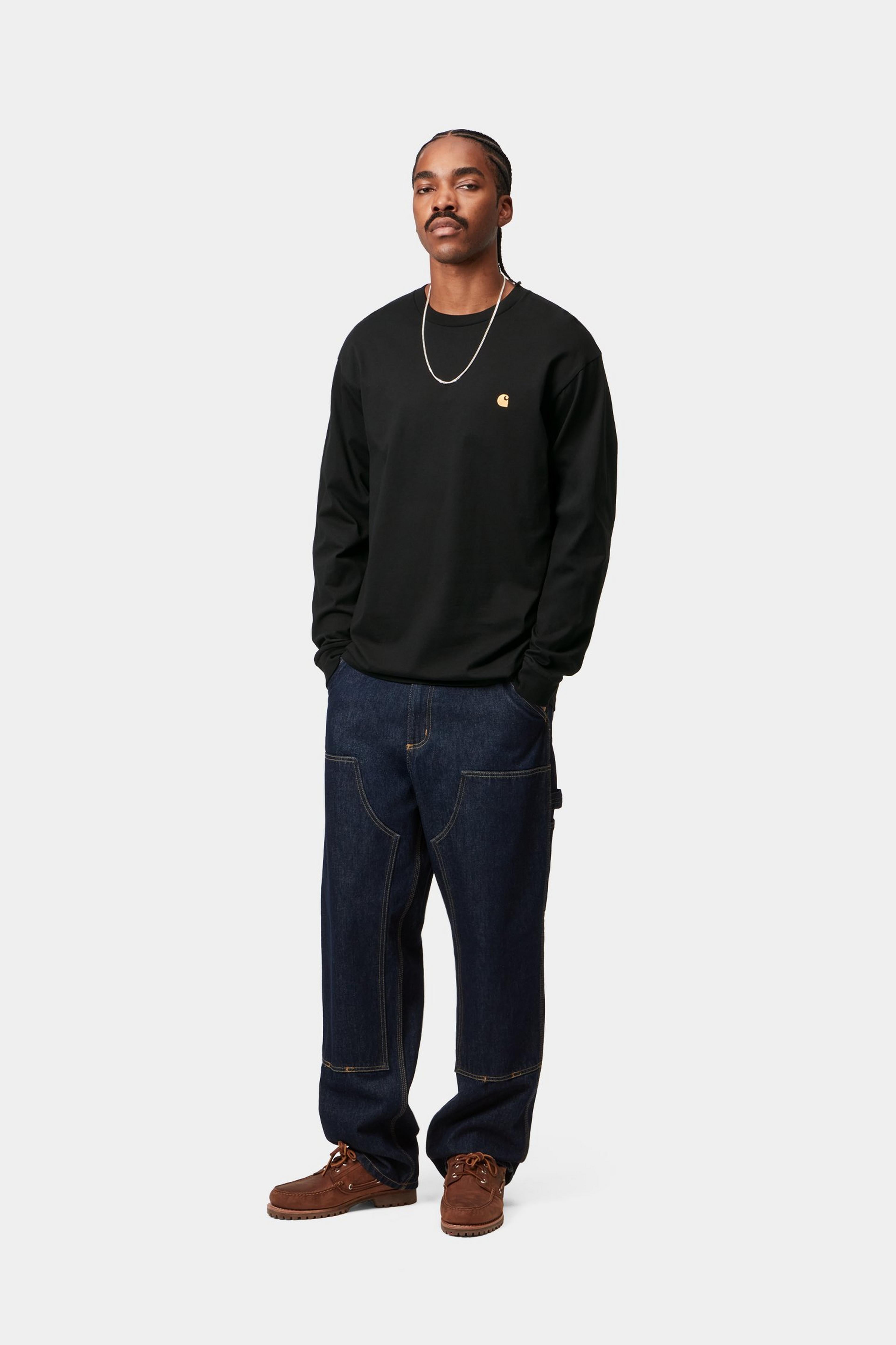 L/S Chase T-Shirt - Black / Gold