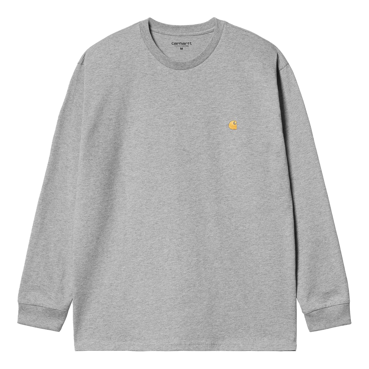 L/S Chase T-Shirt - Grey Heather / Gold