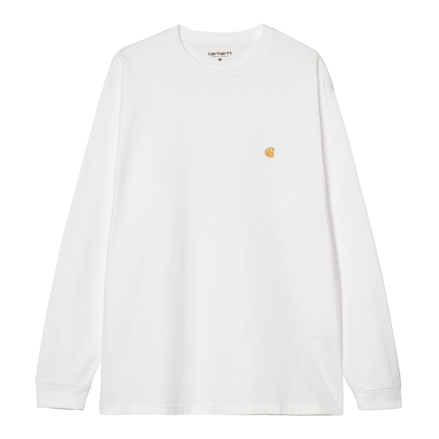 L/S Chase T-Shirt - White / Gold