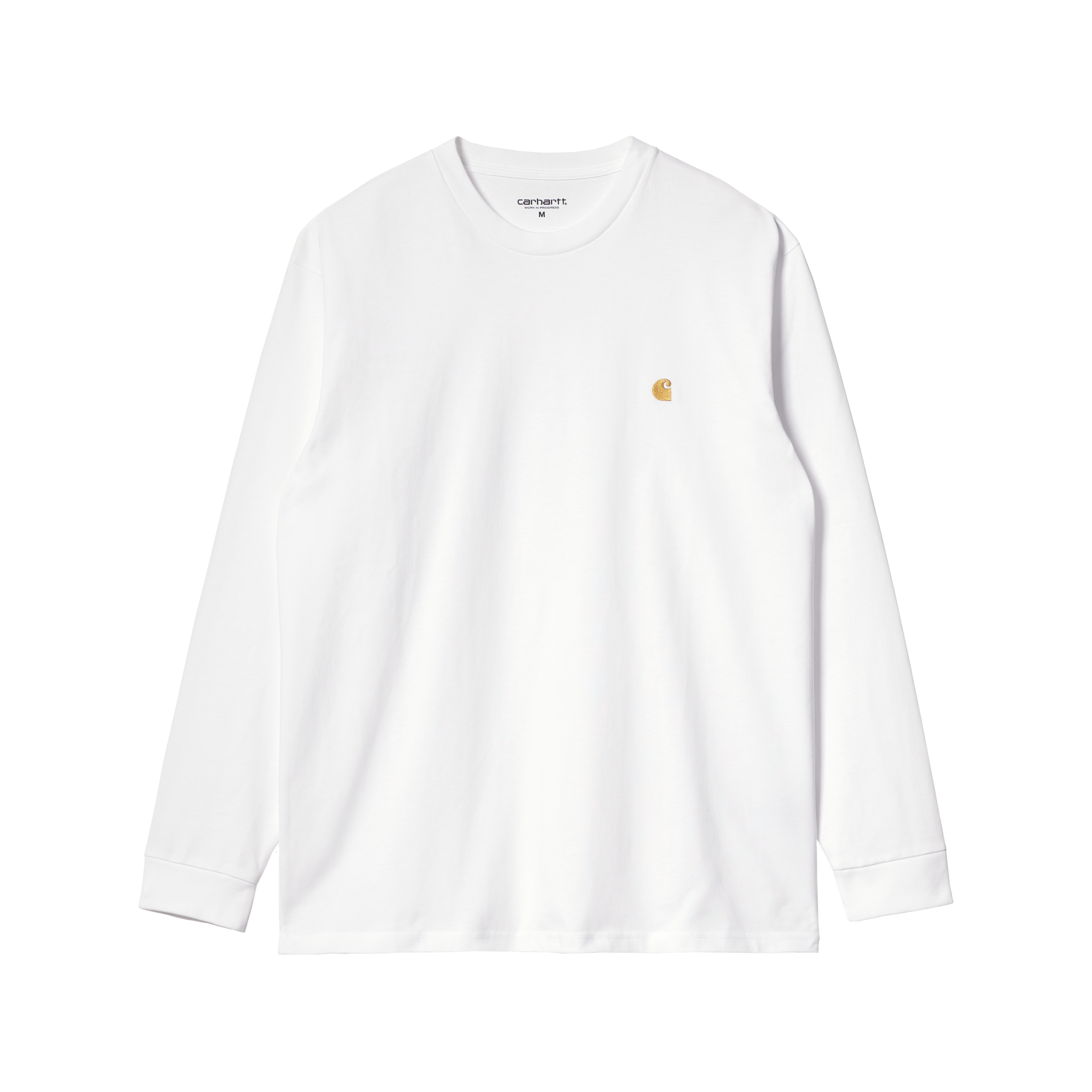 L/S Chase T-Shirt - White / Gold