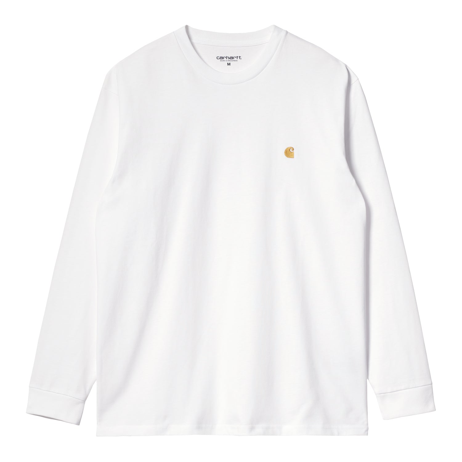 L/S Chase T-Shirt - White / Gold