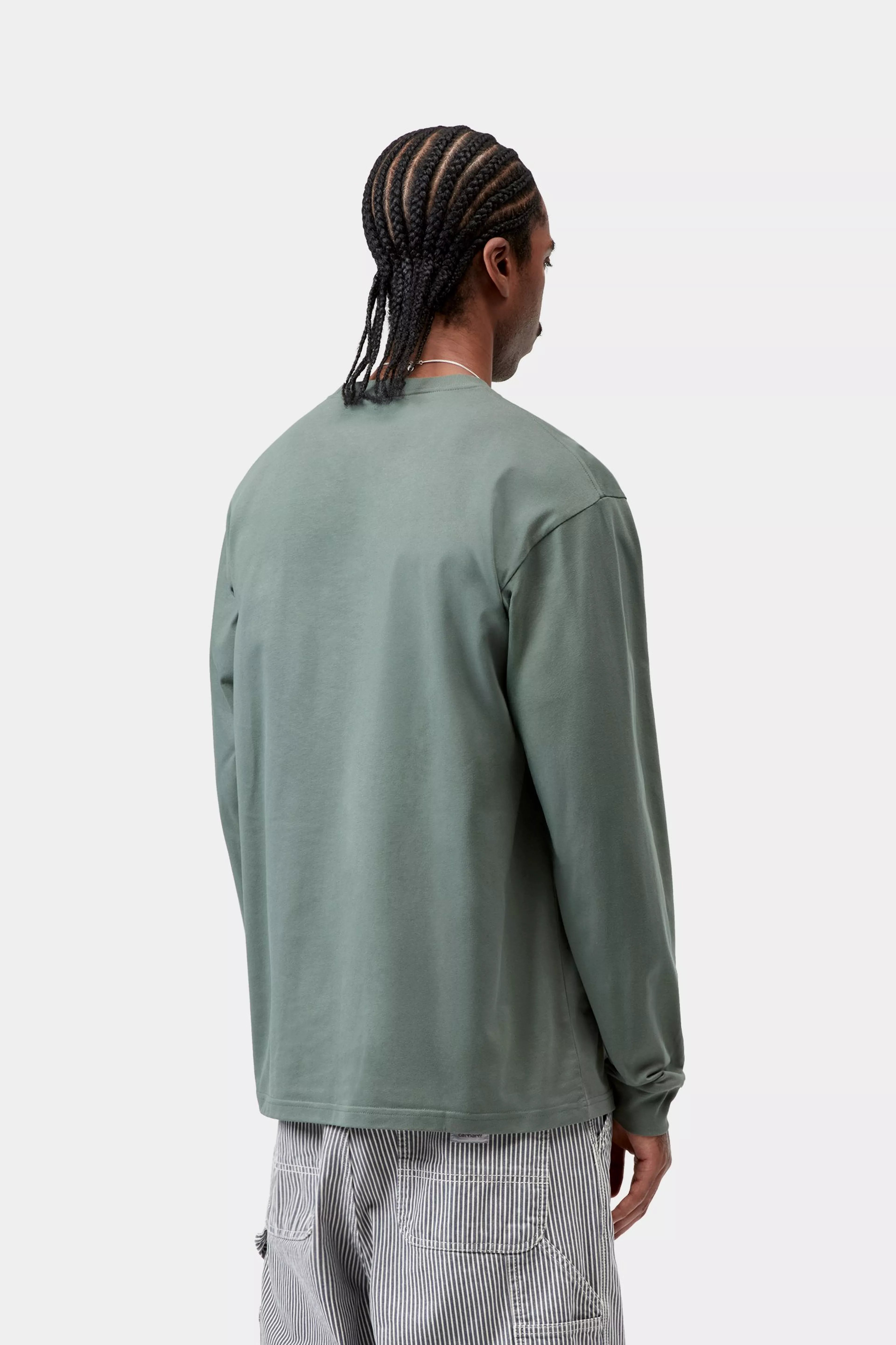 L/S Chase T-Shirt - Velvet Green / Gold 3