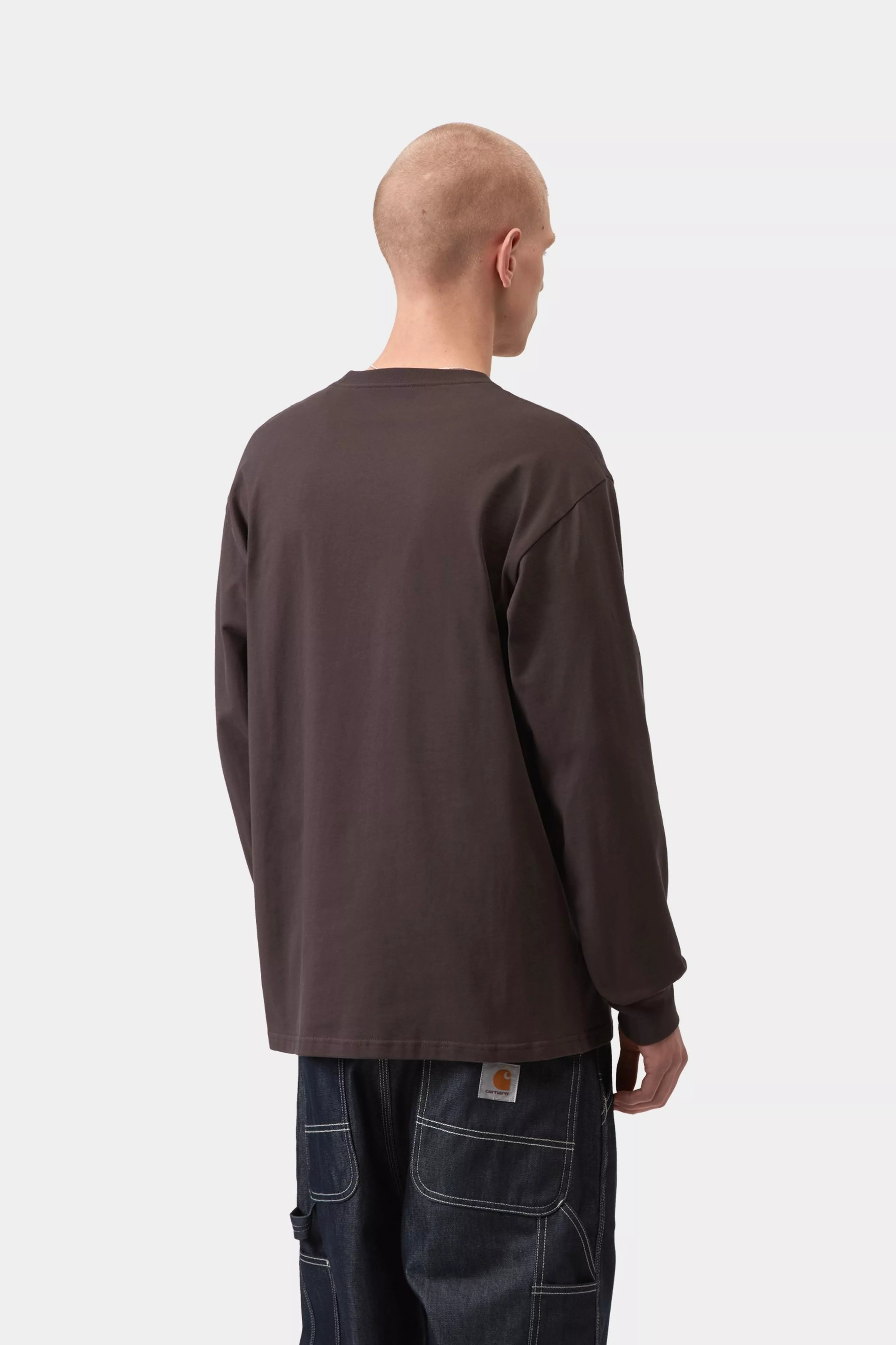 L/S Chase T-Shirt - Shale / Gold 3