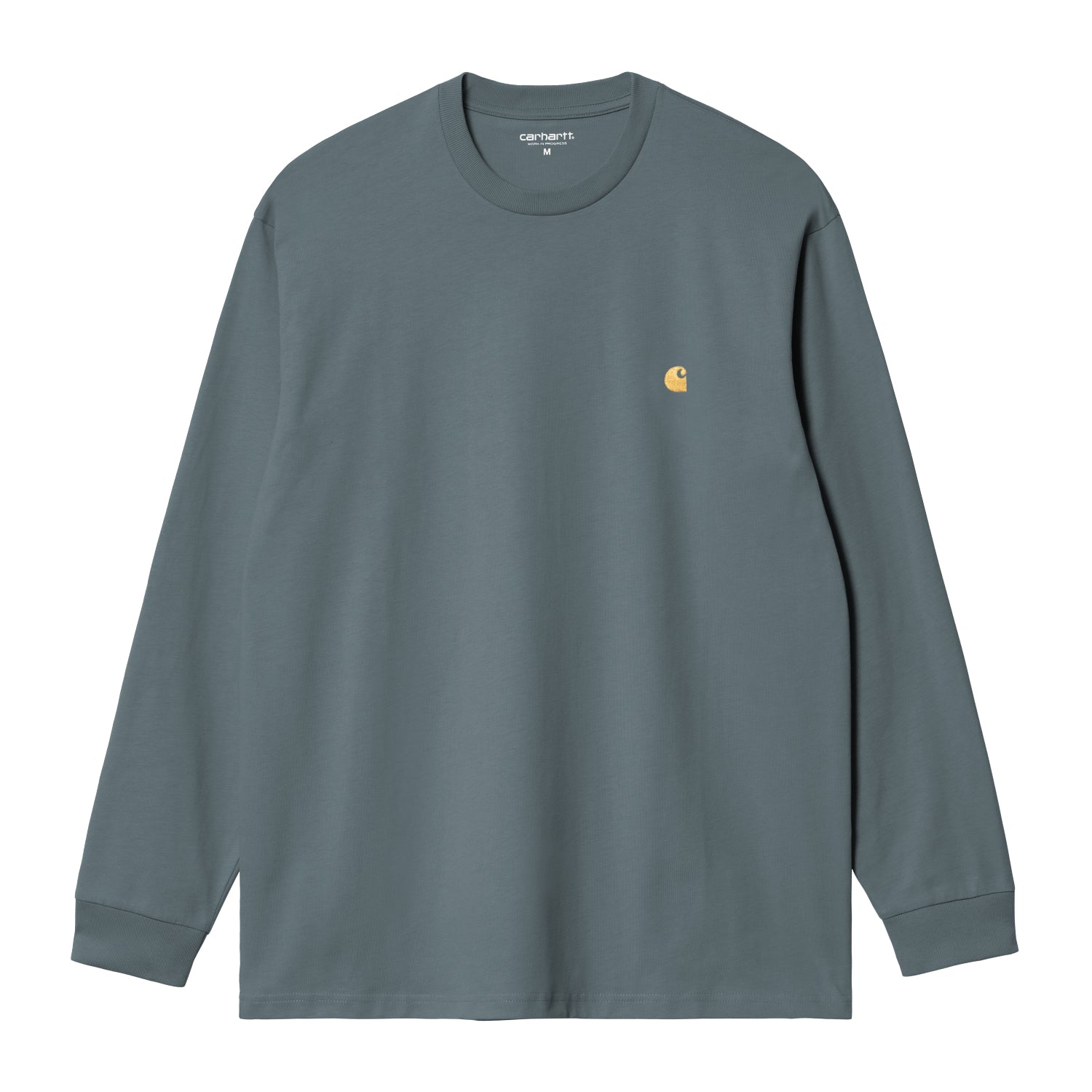 L/S Chase T-Shirt - Cozy Blue / Gold