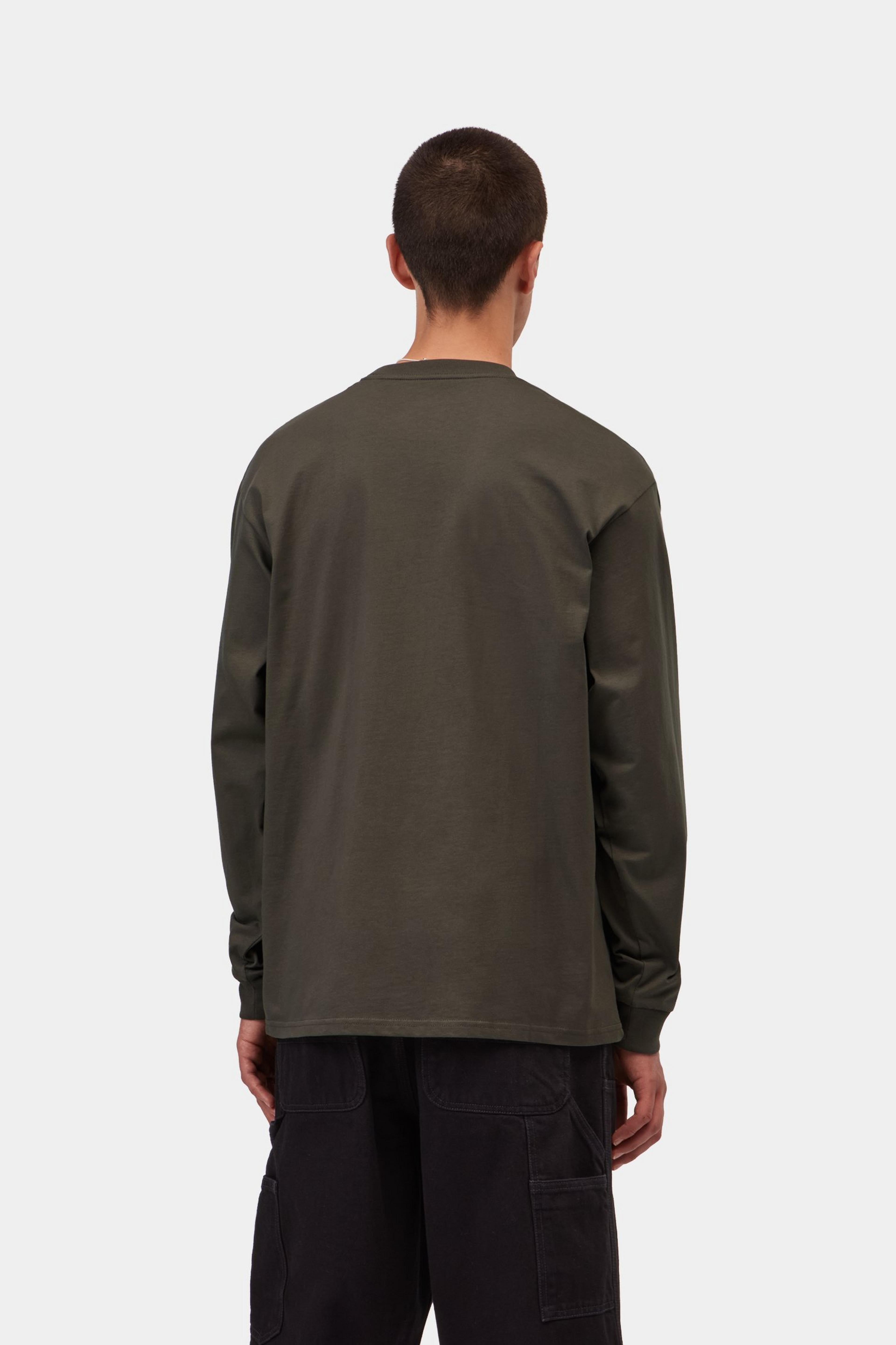 L/S Chase T-Shirt - Shungite / Gold
