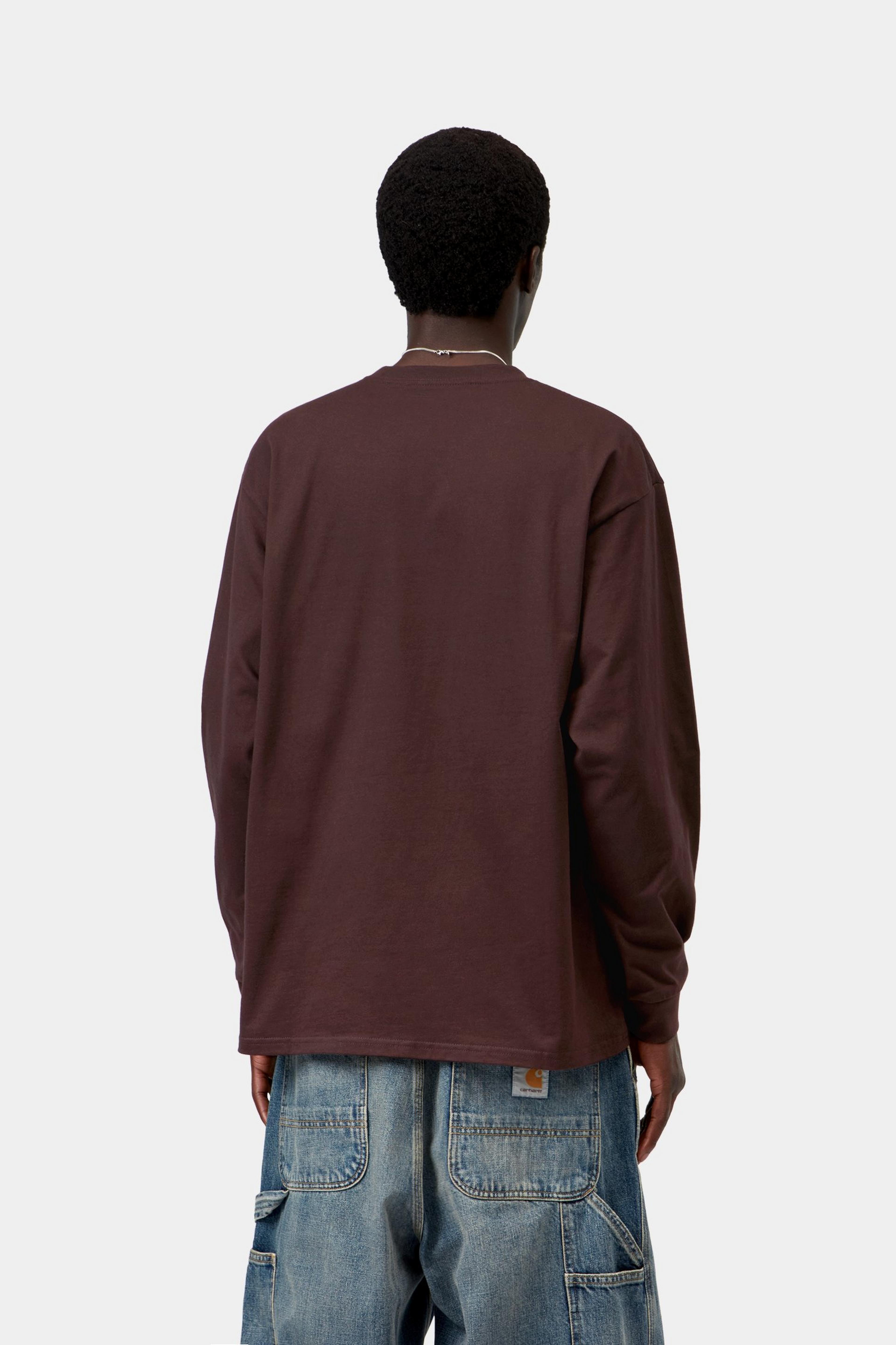 L/S Chase T-Shirt - Palisander / Gold