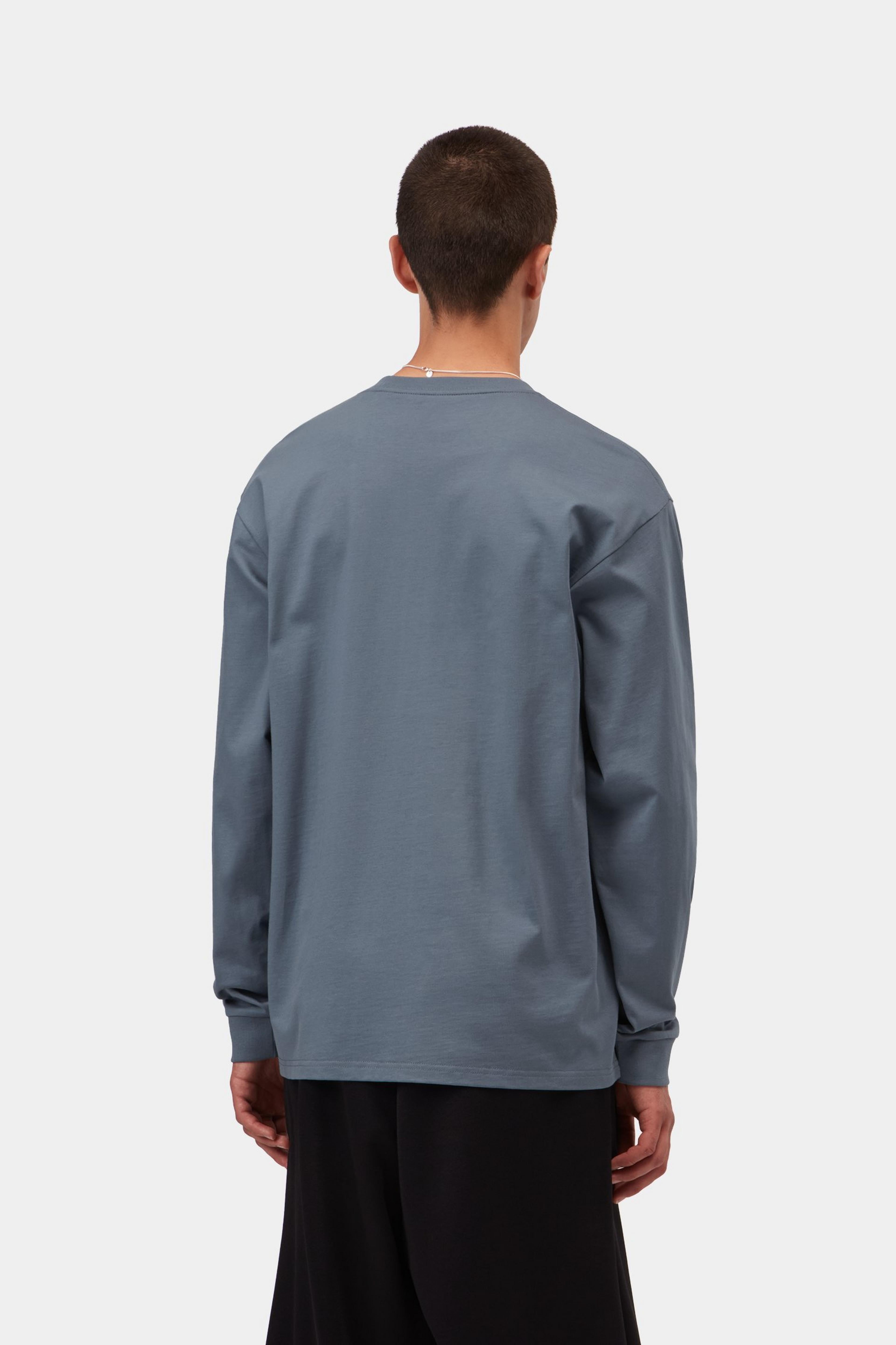 L/S Chase T-Shirt - Icesheet / Gold