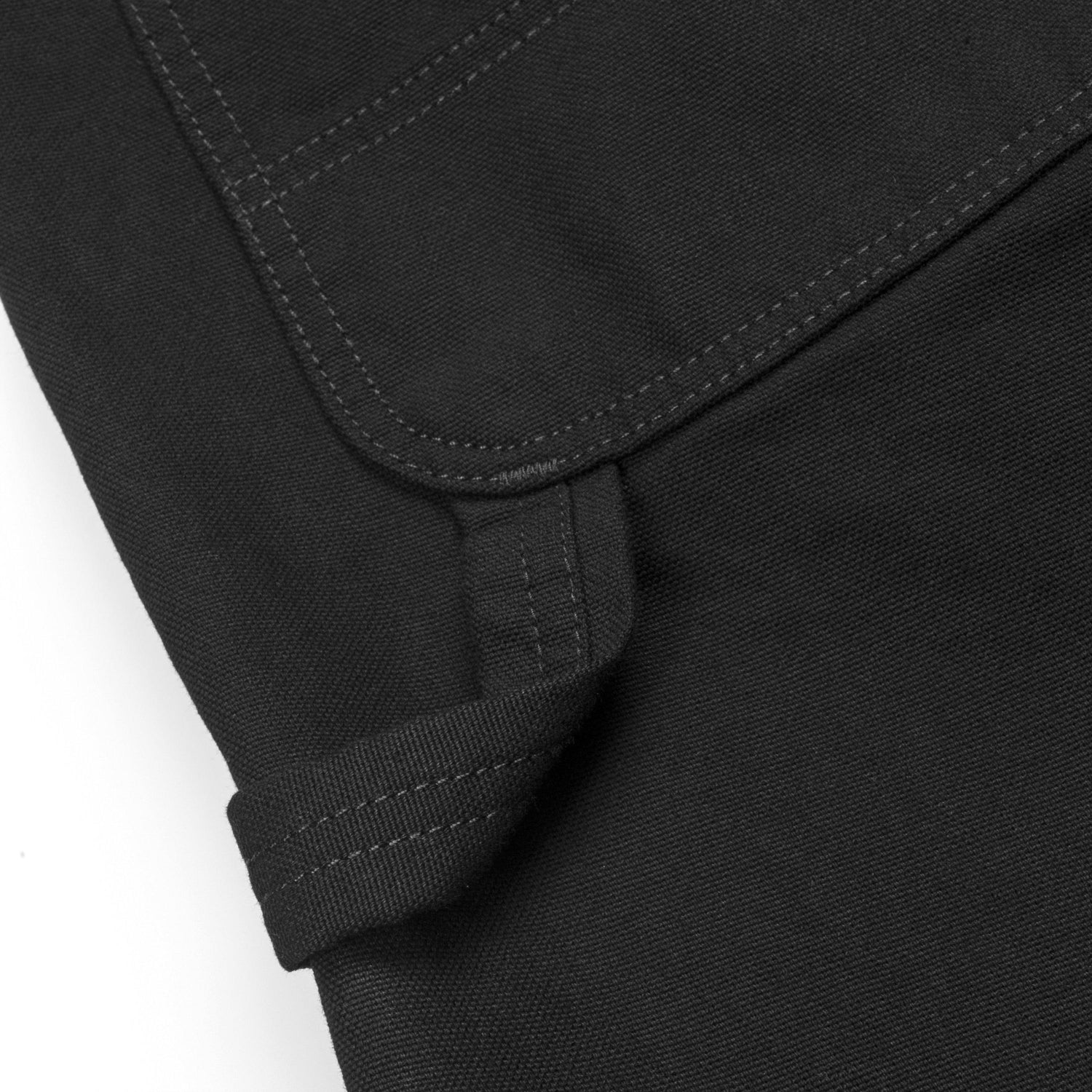 Bib Overall - Black, Rinsed
