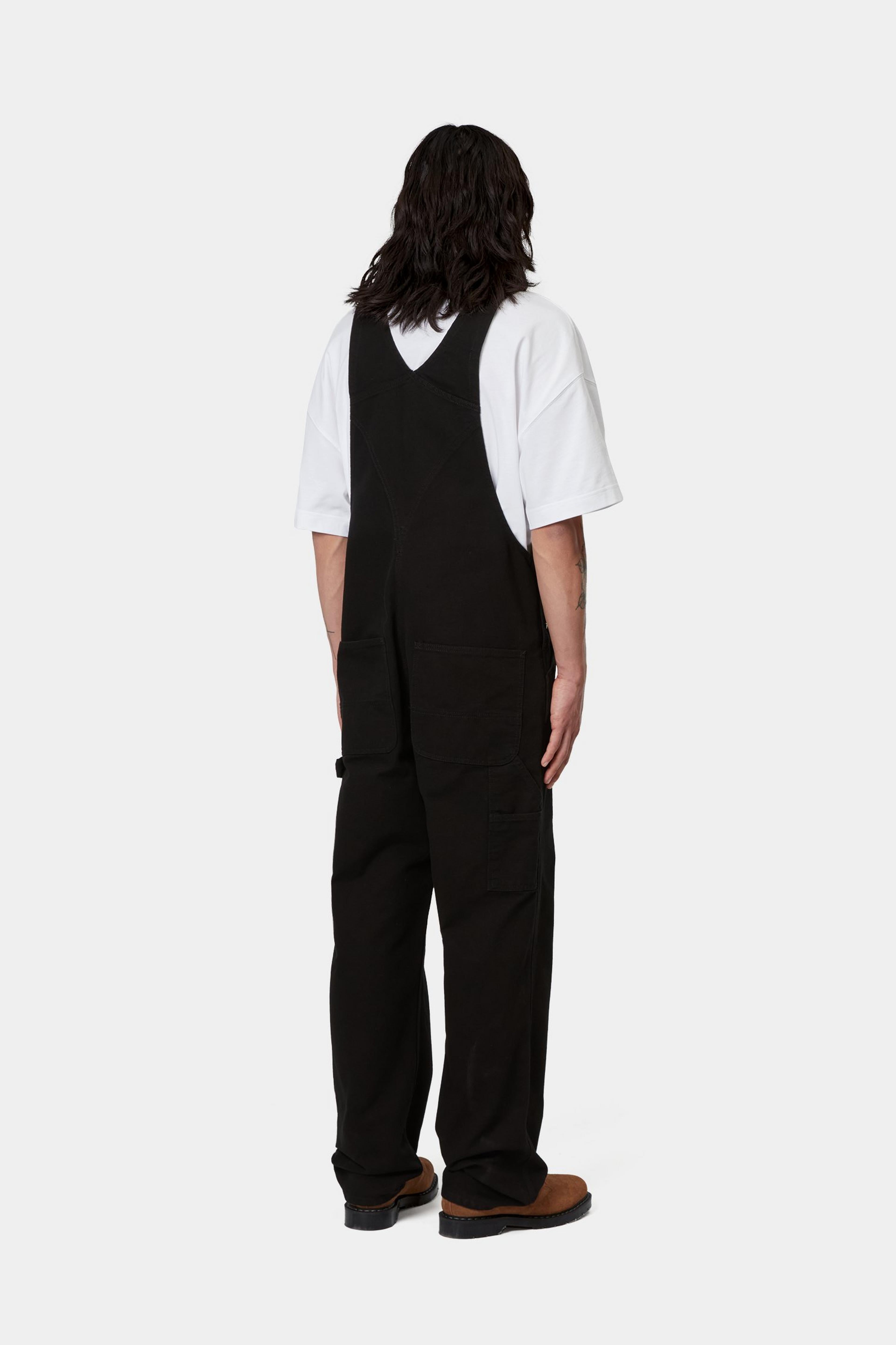 Bib Overall - Black, Rinsed